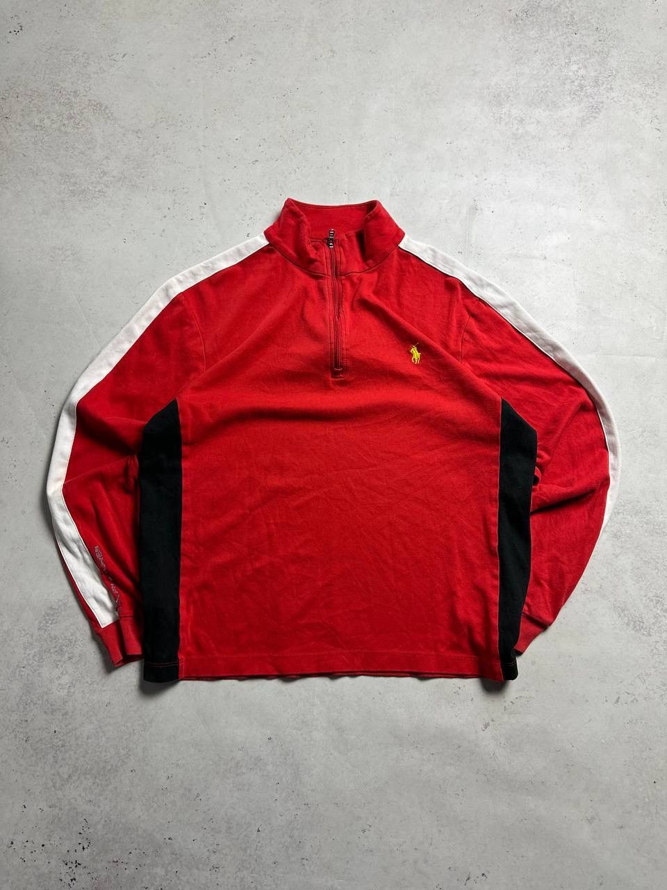 Vintage Polo Ralph Lauren Quarter Zip Boxy Sweater M