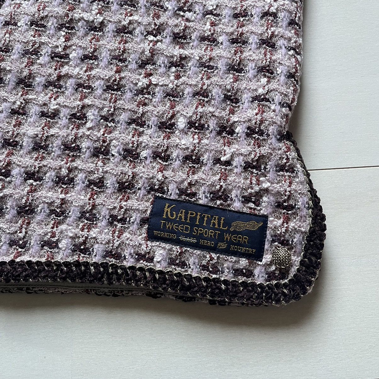 Kapital Kapital Fancy Tweed Balaclava cap hat Size ONE SIZE - 5 Thumbnail