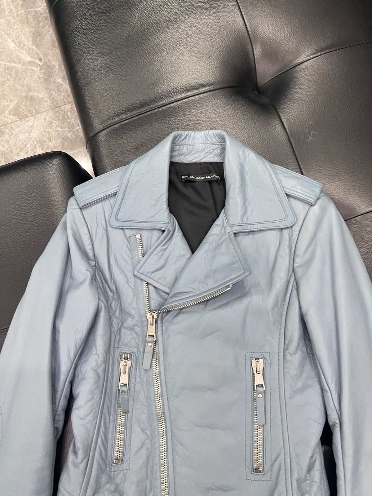 Balenciaga Balenciaga 2012 Slim Biker Jacket Size US XS / EU 42 / 0 - 6 Thumbnail