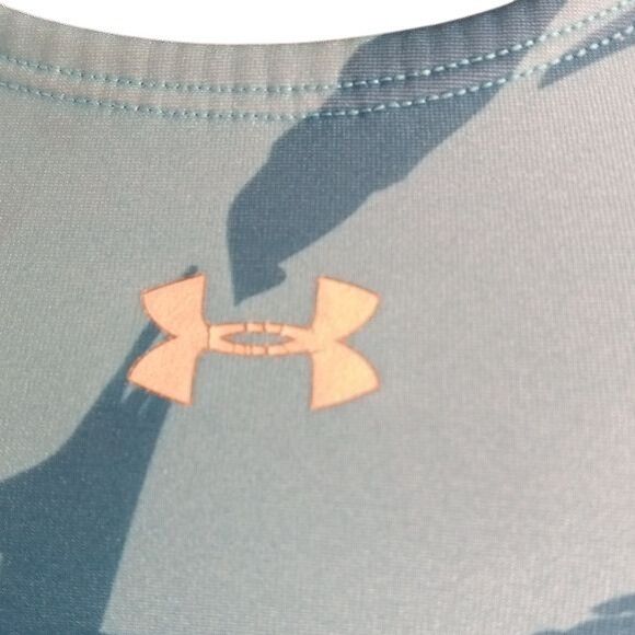 Under Armour Under Armour Size M 34 36 Womens Sports Bra Blue Camo Print Size ONE SIZE - 2 Thumbnail