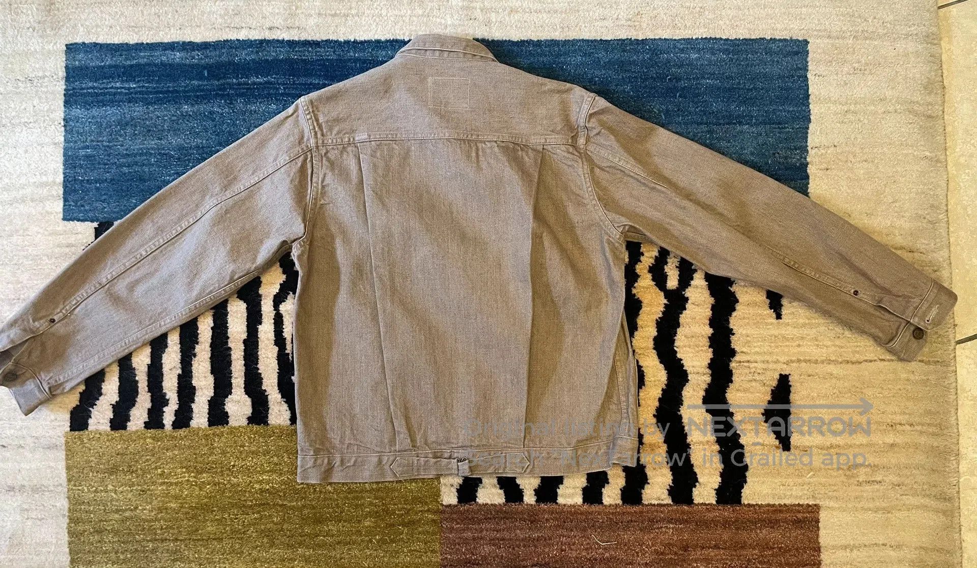Red Clouds Collective Red Cloud Light Khaki Denim Jacket. Size US L / EU 52-54 / 3 - 5 Thumbnail