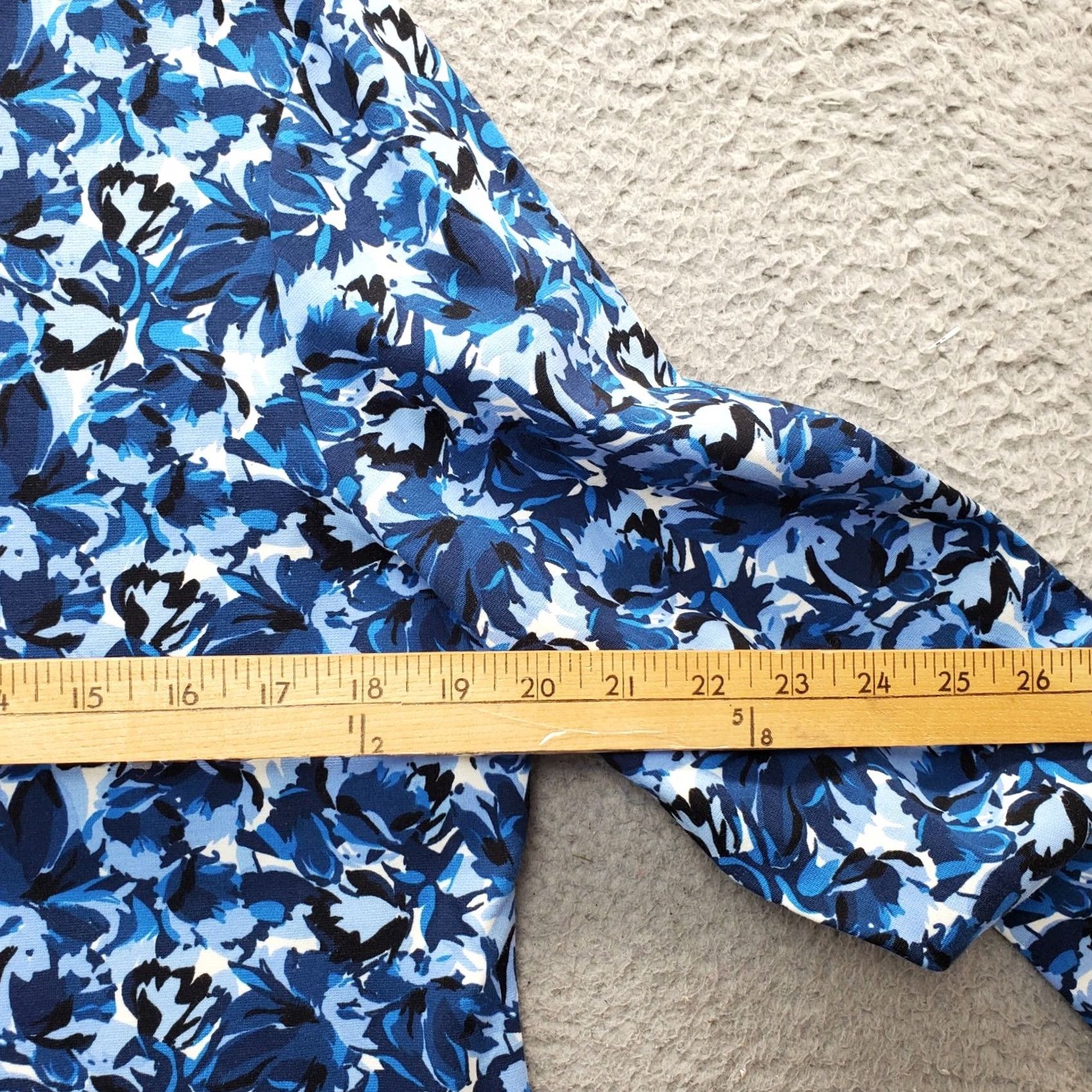 Talbots Talbots Blouse Women Size M Multicolor Floral Cotton Stretch Long Sleeve Pullover Shirt Size M / US 6-8 / IT 42-44 - 8 Thumbnail