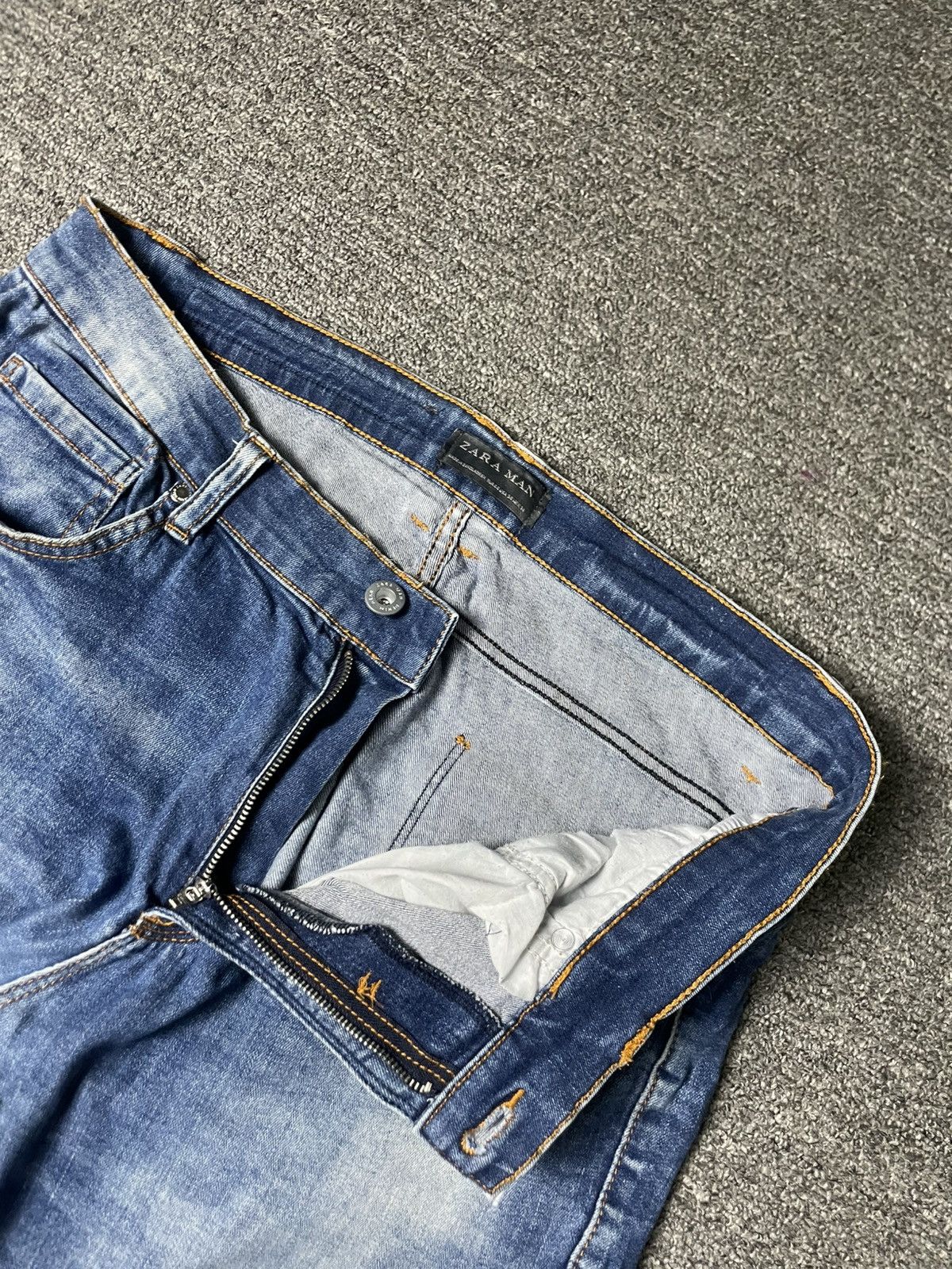 Designer × Vintage × Zara Vintage ZARA Men’s Ripped Jeans (91) Size US 33 - 8 Thumbnail
