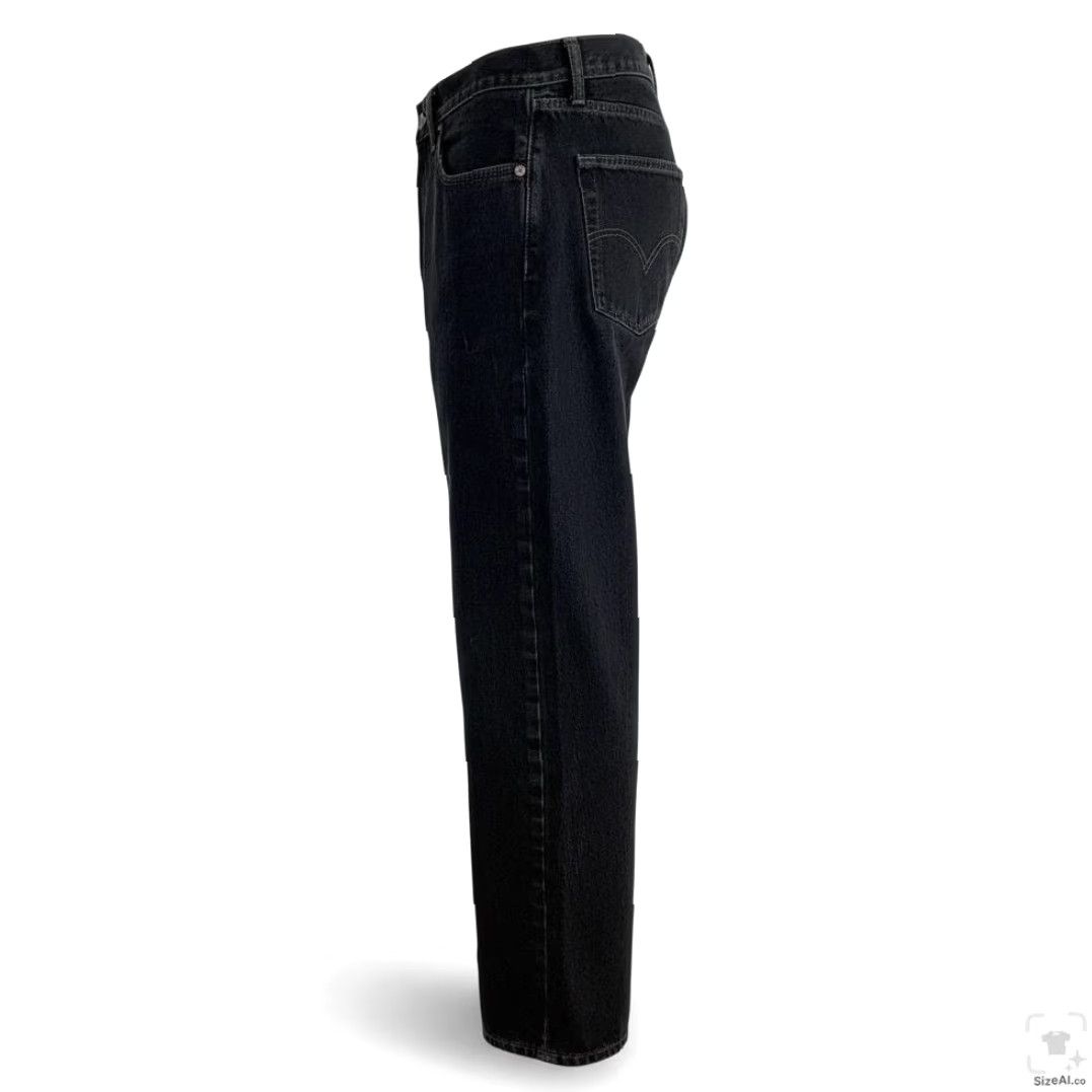Levi's Levi's 505 Jeans Mens Regular Regular Fit 38x29 Dark Wash Black Denim Zip Fly 5-Pocket Straight Size US 38 / EU 54 - 3 Thumbnail