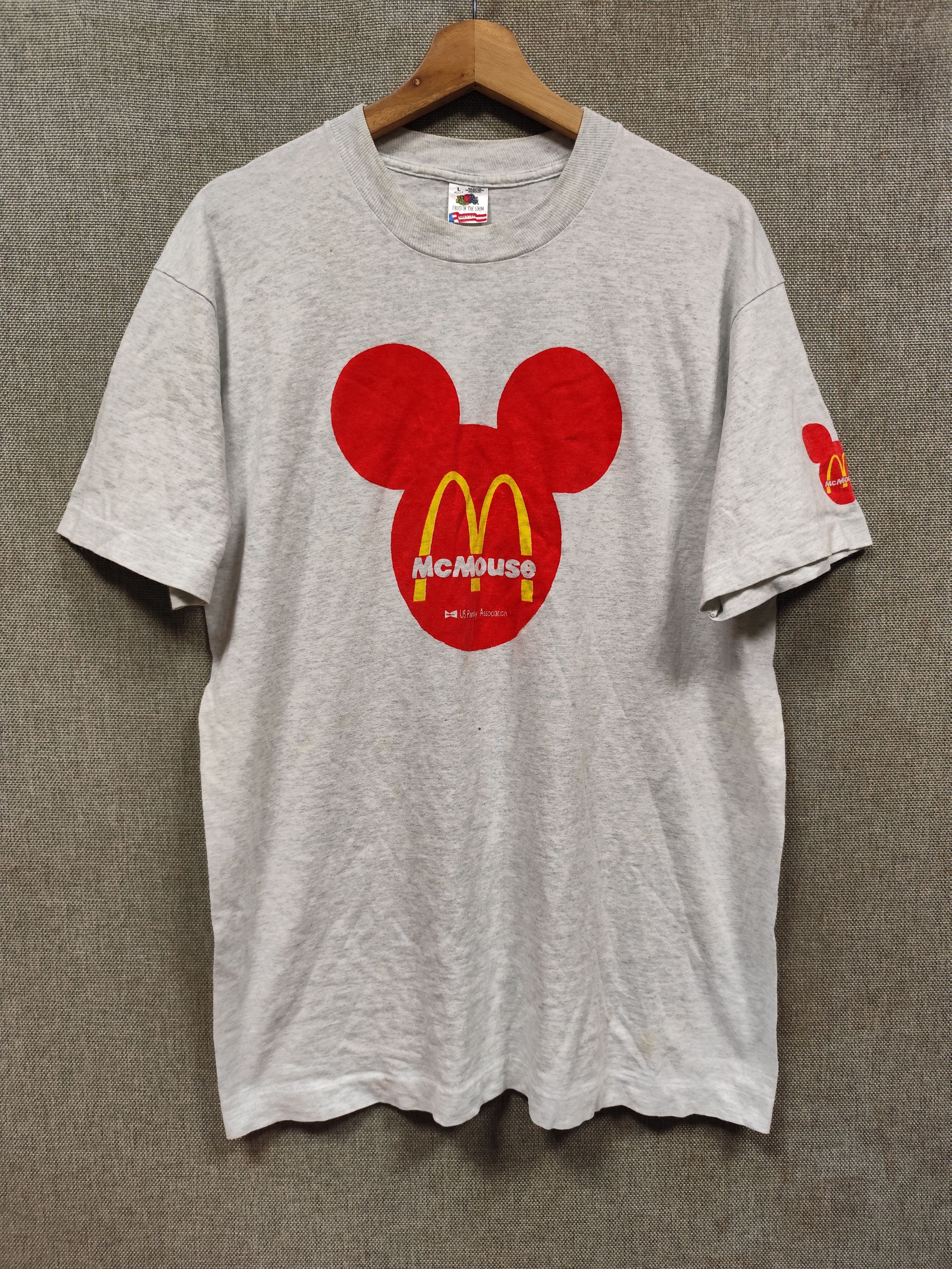 vintage disney mickey parody t shirt 90s