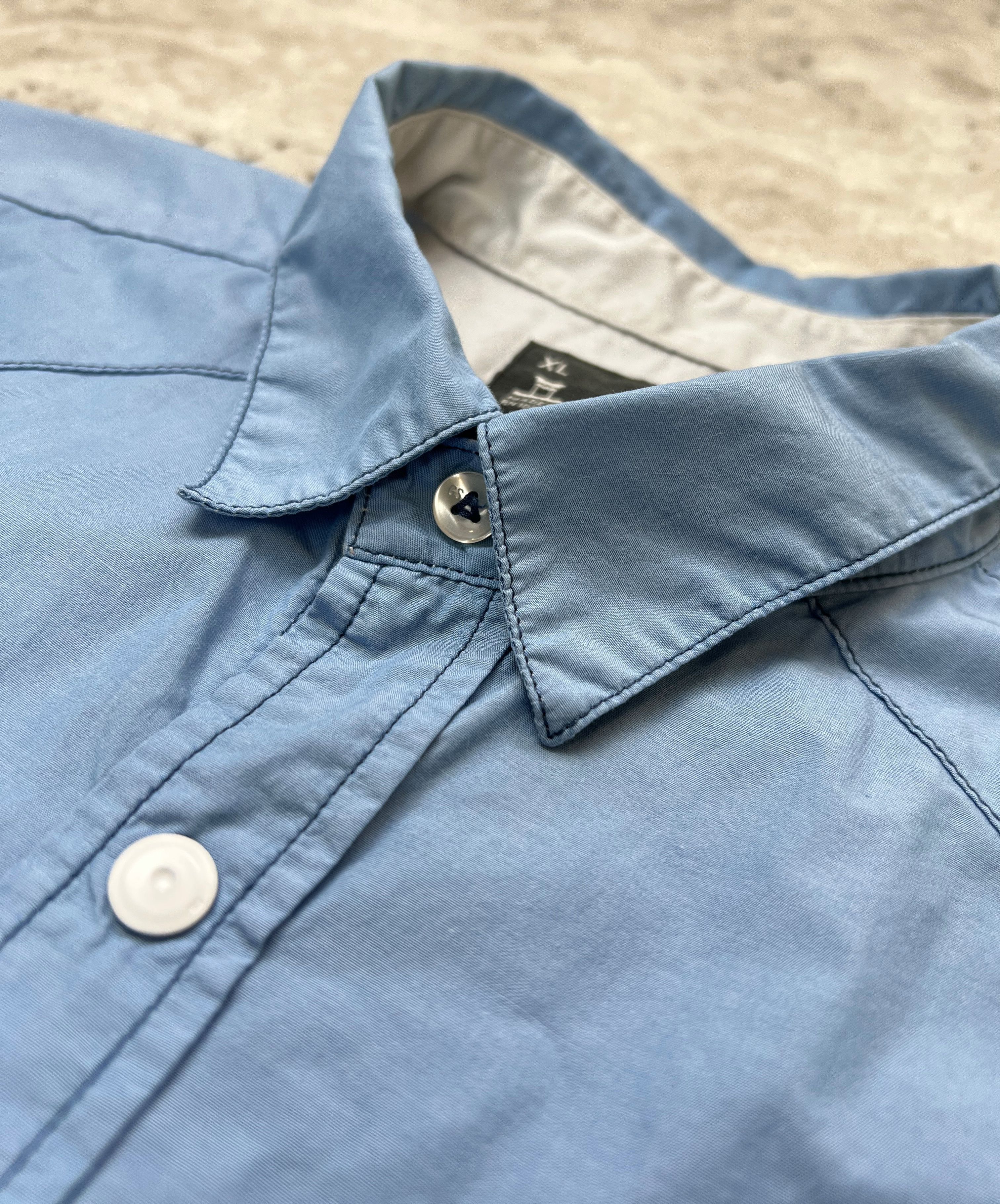 G-Star G-Star RAW Strike Shirt S/S Blue Workwear Style Size US M / EU 48-50 / 2 - 5 Thumbnail