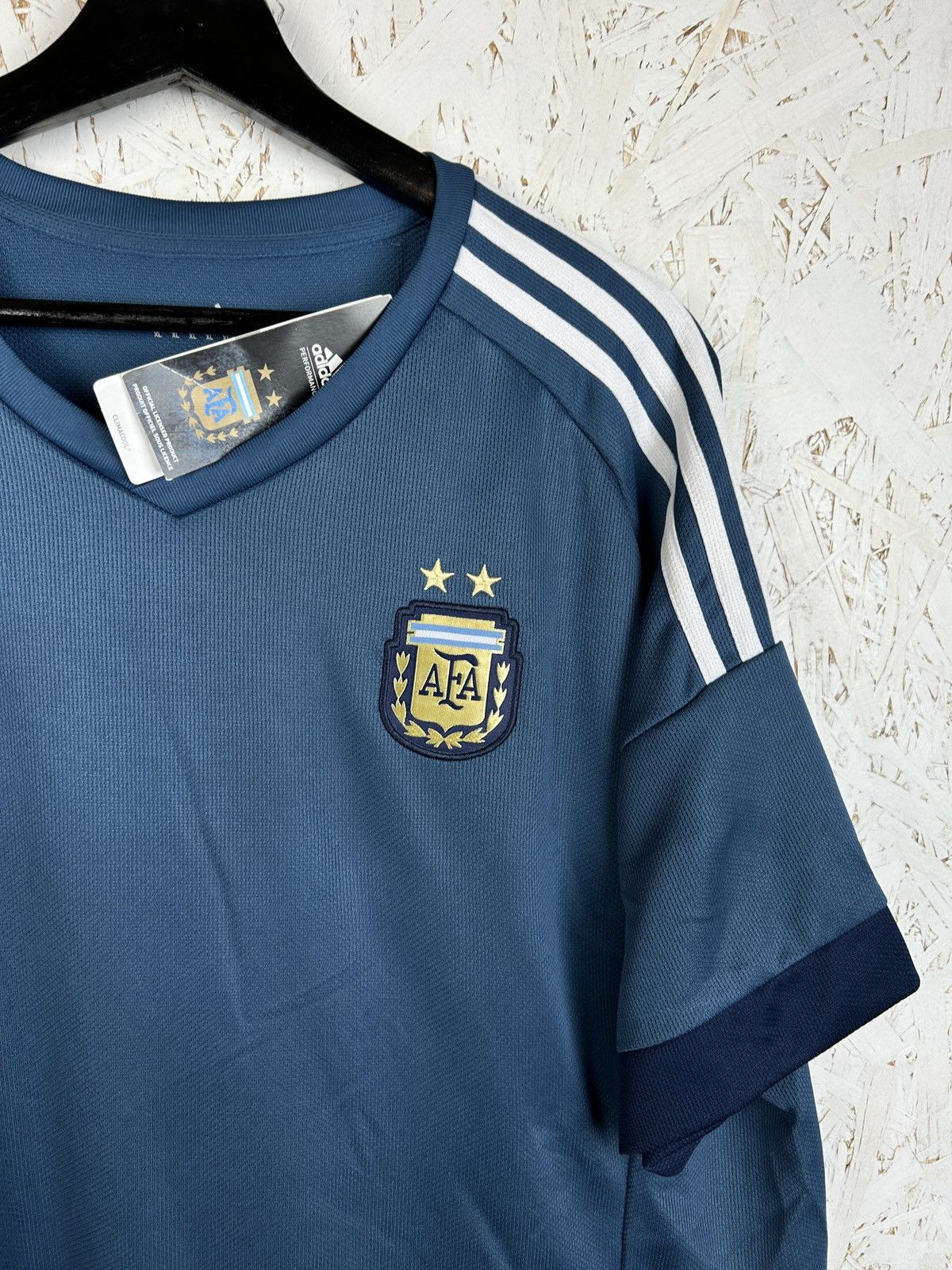 Adidas NWT Adidas Argentina AFA 2015/16 Away Kit Soccer Jersey XL Size US XL / EU 56 / 4 - 2 Thumbnail