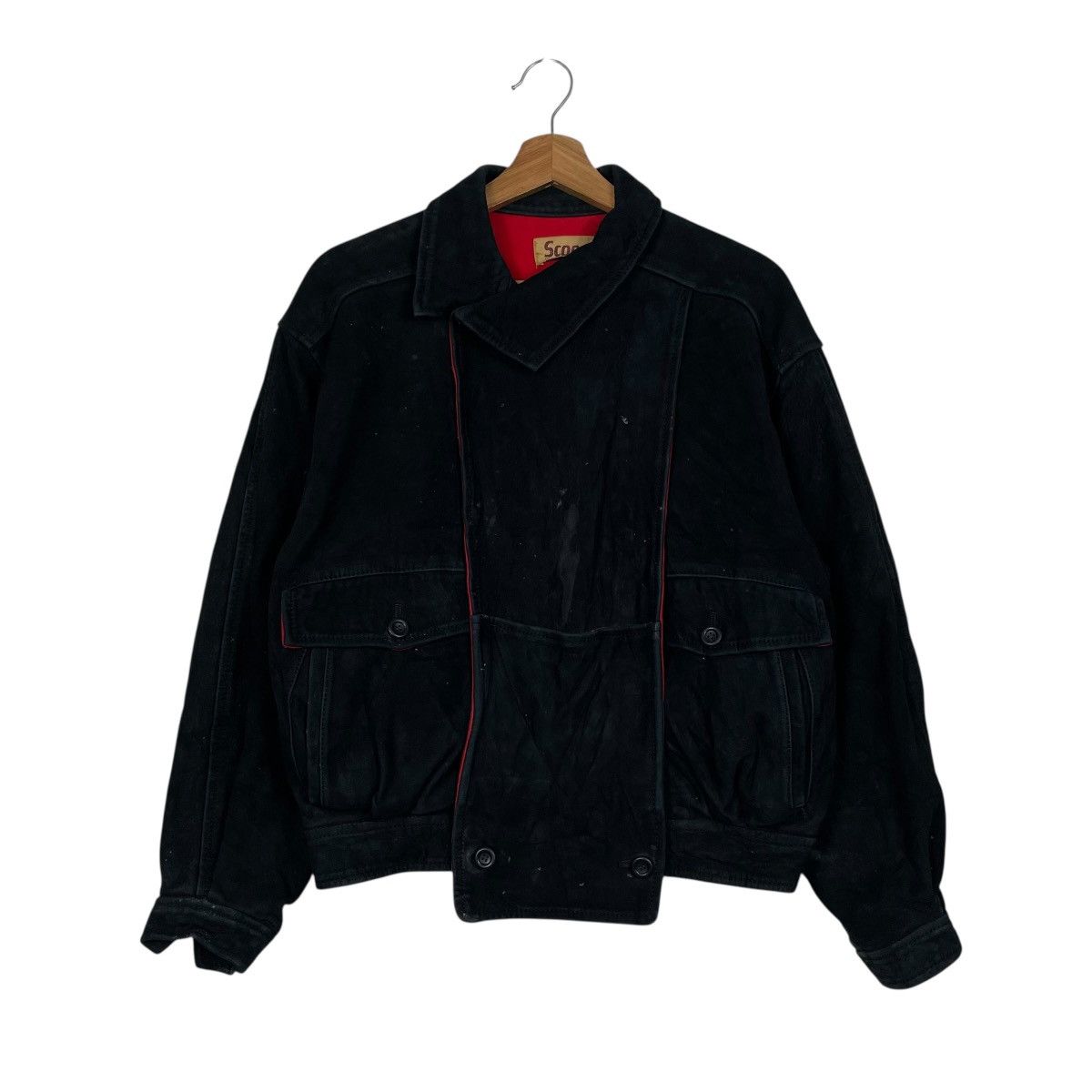 Japanese Brand Japanese Brand Scoop Black Bomber Jacket Size US M / EU 48-50 / 2 - 1 Thumbnail