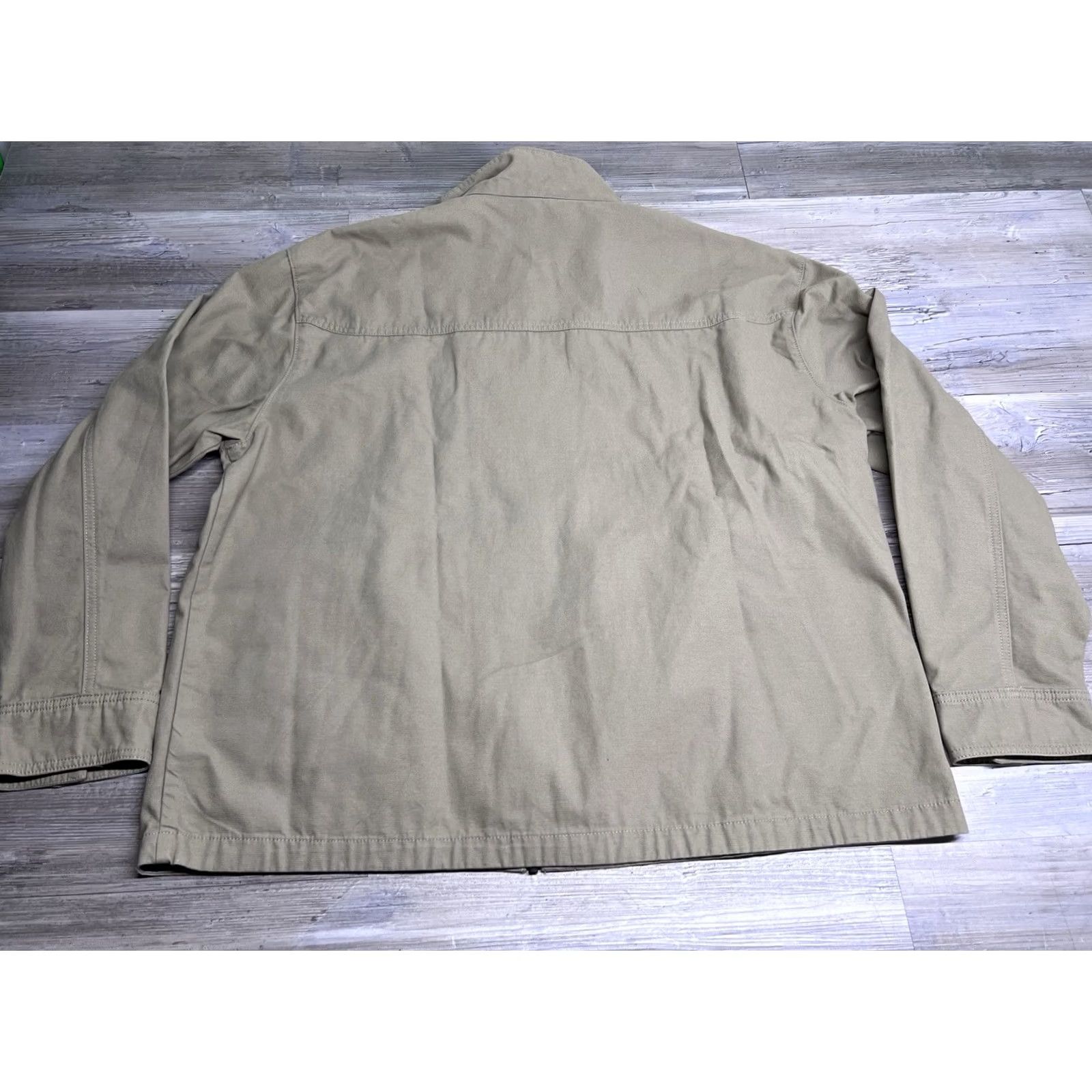 Vintage Columbia Field Jacket Mens Size 2XL Beige Plaid Lined Canvas Workwear Overcoat Jacket Size US XXL / EU 58 / 5 - 2 Thumbnail