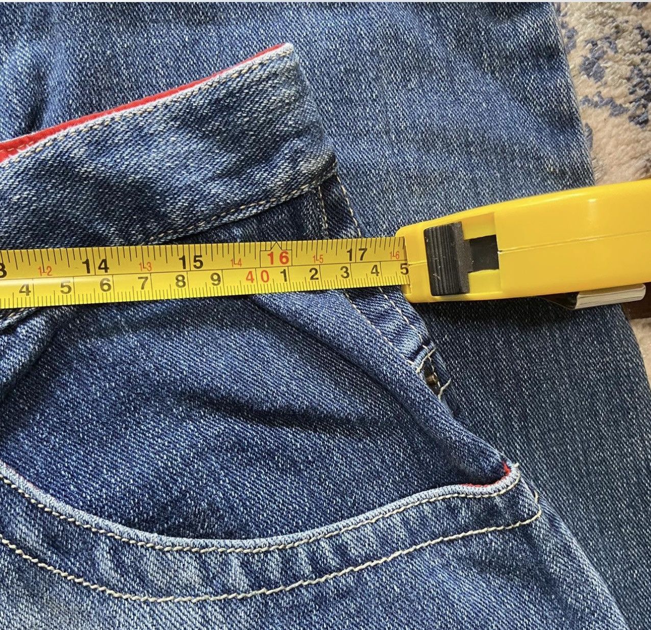 Other Raw blue denim jeans Size US 36 / EU 52 - 5 Thumbnail