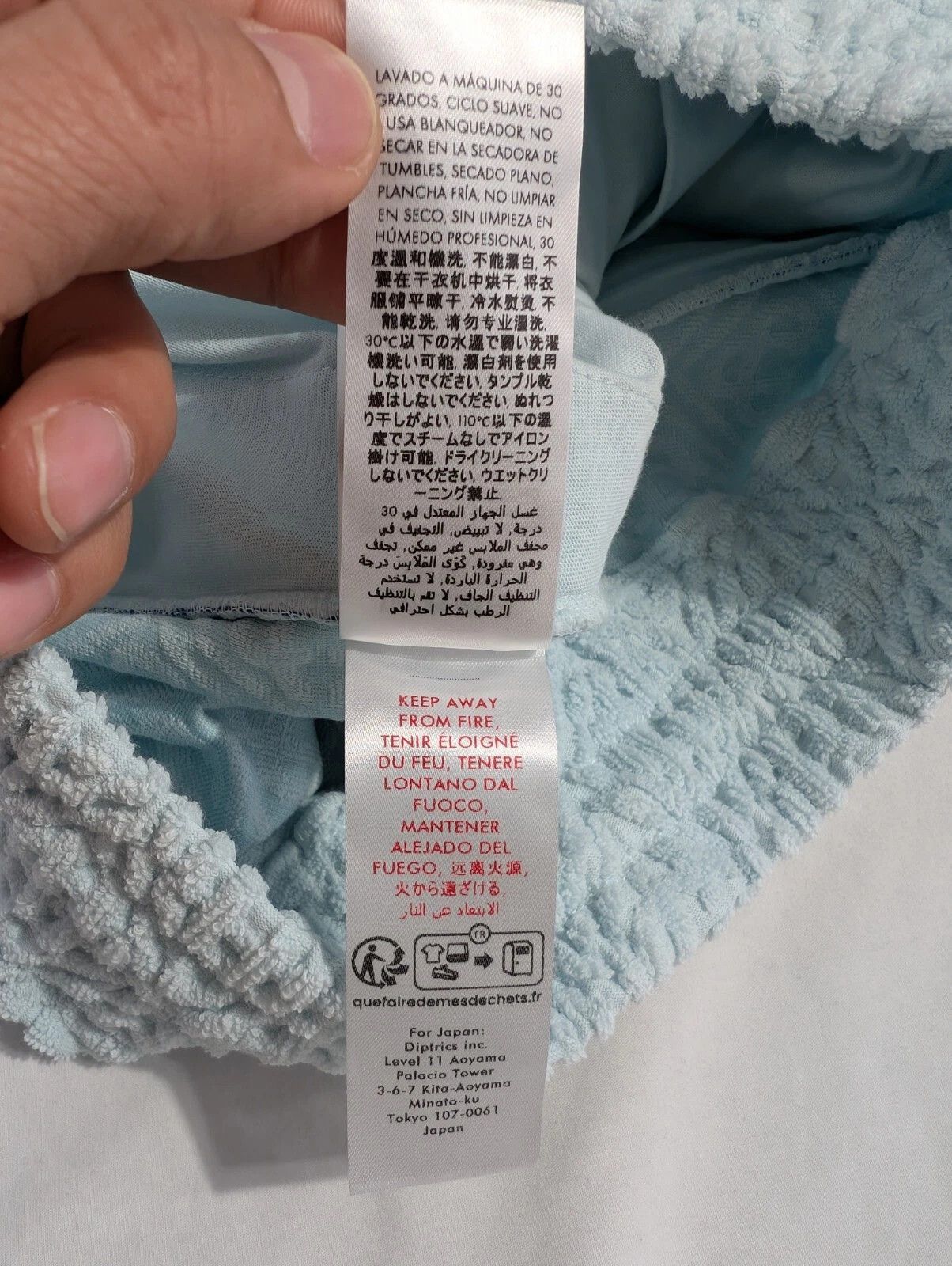 Casablanca o1rshd1 DUP / Towelling Monogram Shorts in Light Blue Size US 30 / EU 46 - 20 Thumbnail