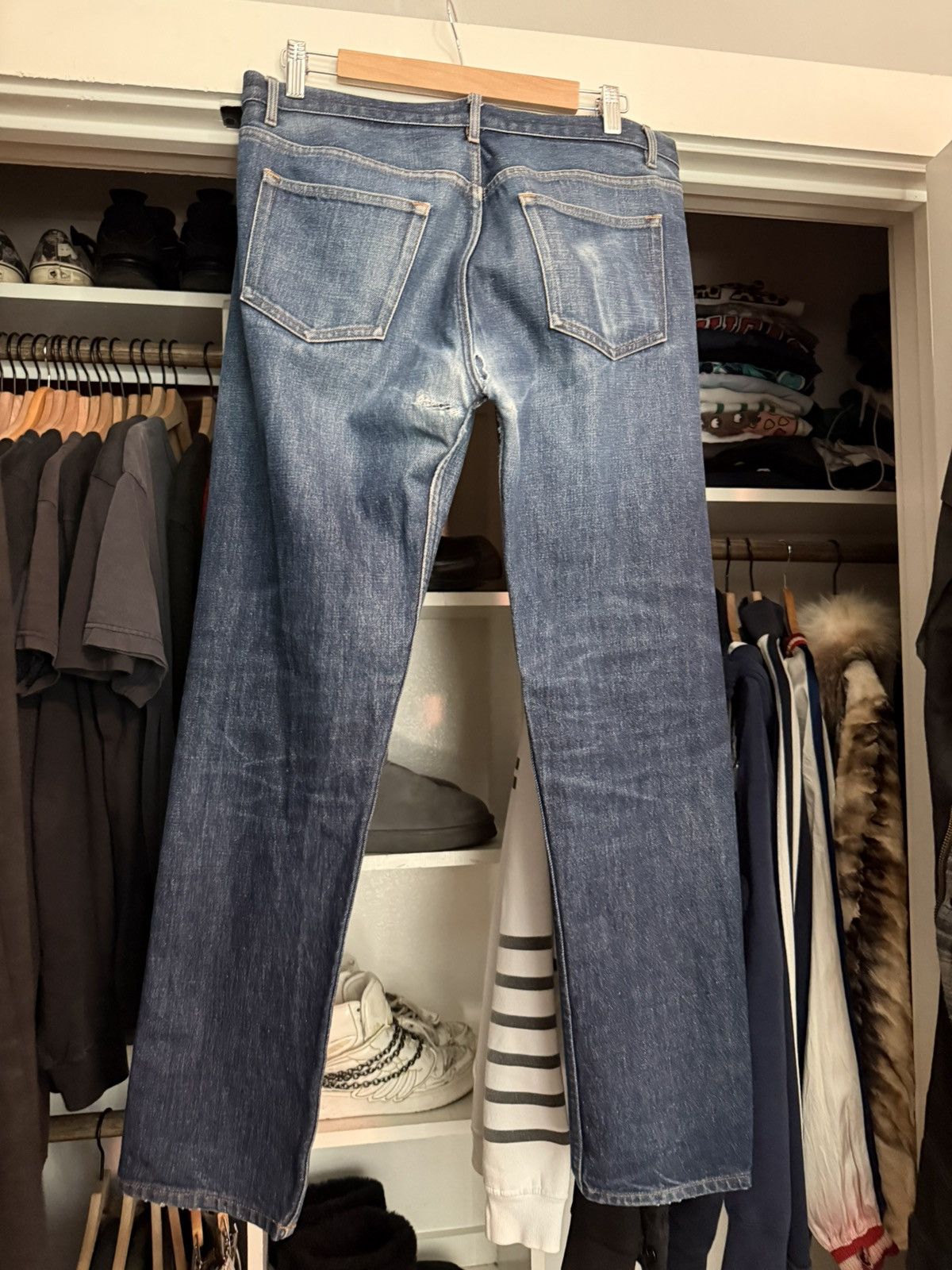 A.P.C. A.P.C Denim Jeans with single knee blowout Size US 35 - 4 Thumbnail