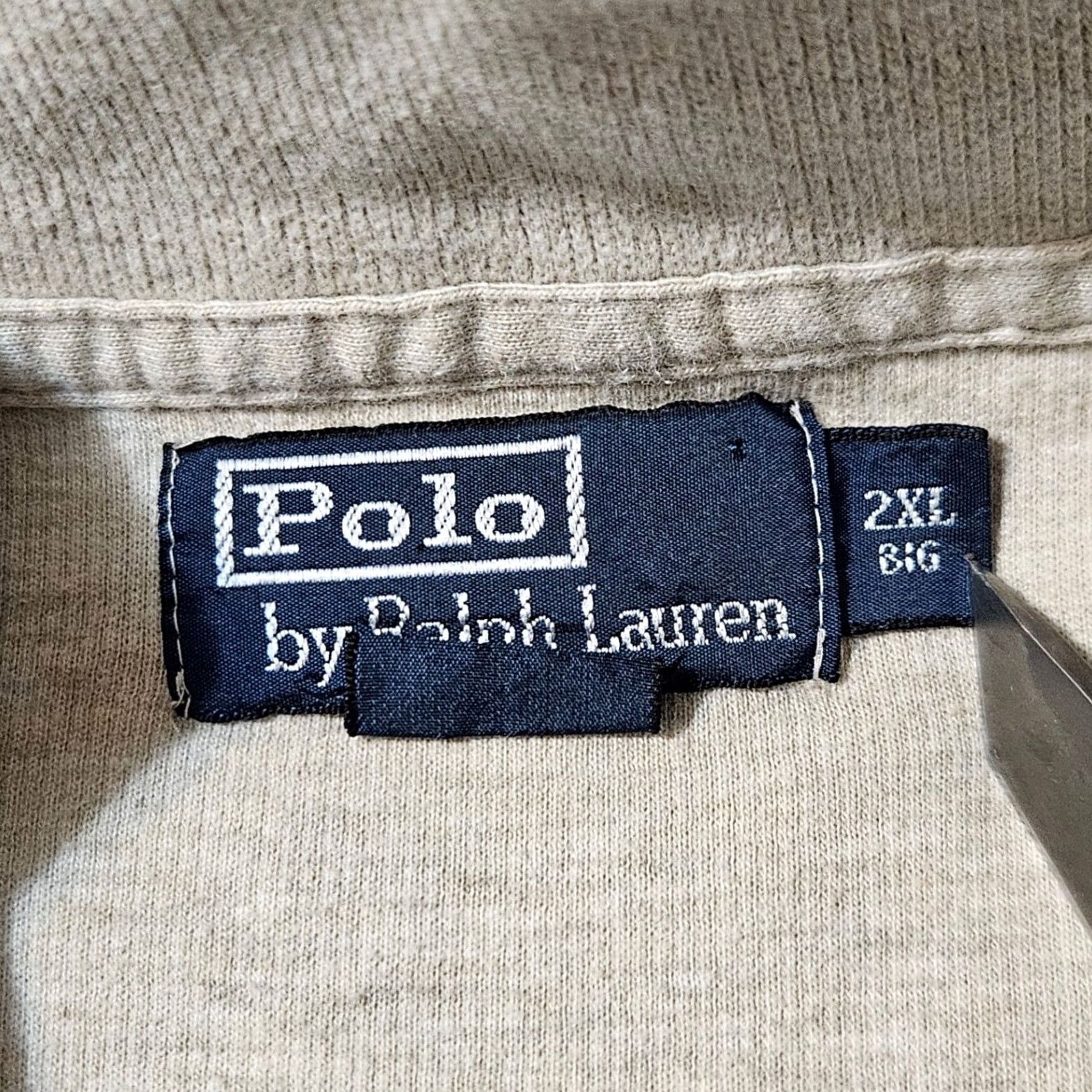 Polo Ralph Lauren Polo Ralph Lauren Sweater Mens Big 2X Cream Zip 2XB Pullover Pony Logo Quarter Size US XXL / EU 58 / 5 - 5 Thumbnail