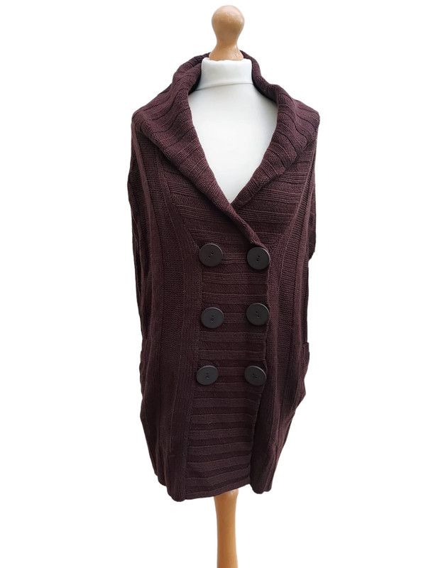 Victoria's Secret Moda International by Victoria's Secret Cardigan Sleeveless Size S / US 4 / IT 40 - 1 Thumbnail