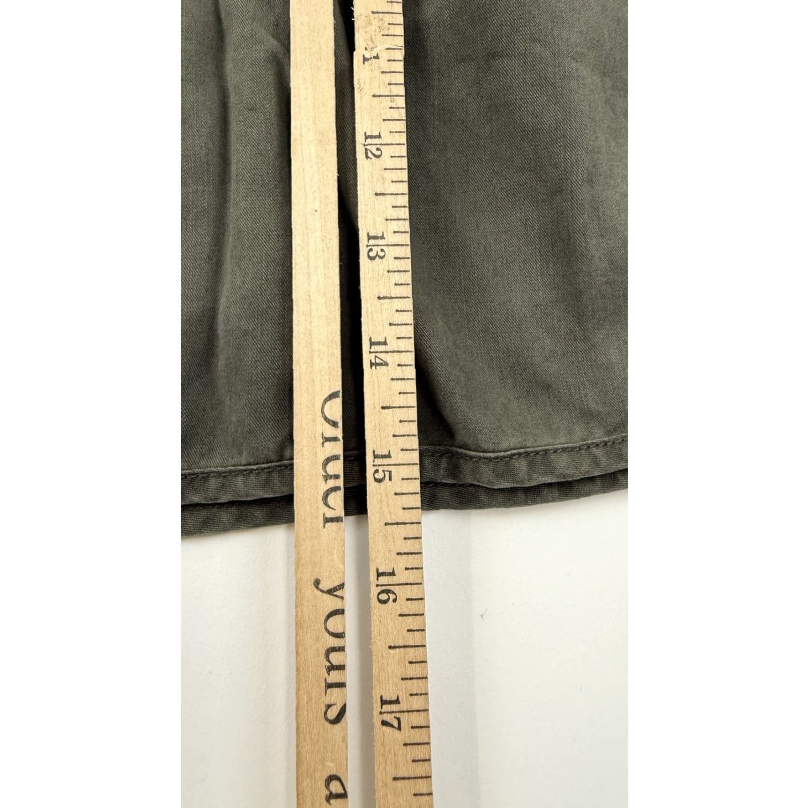 Aritzia Community Skirt Womens XXS Mini Lyocell Drawstring Elastic Waist Casual Green KS Size 26" / US 2 / IT 38 - 7 Thumbnail