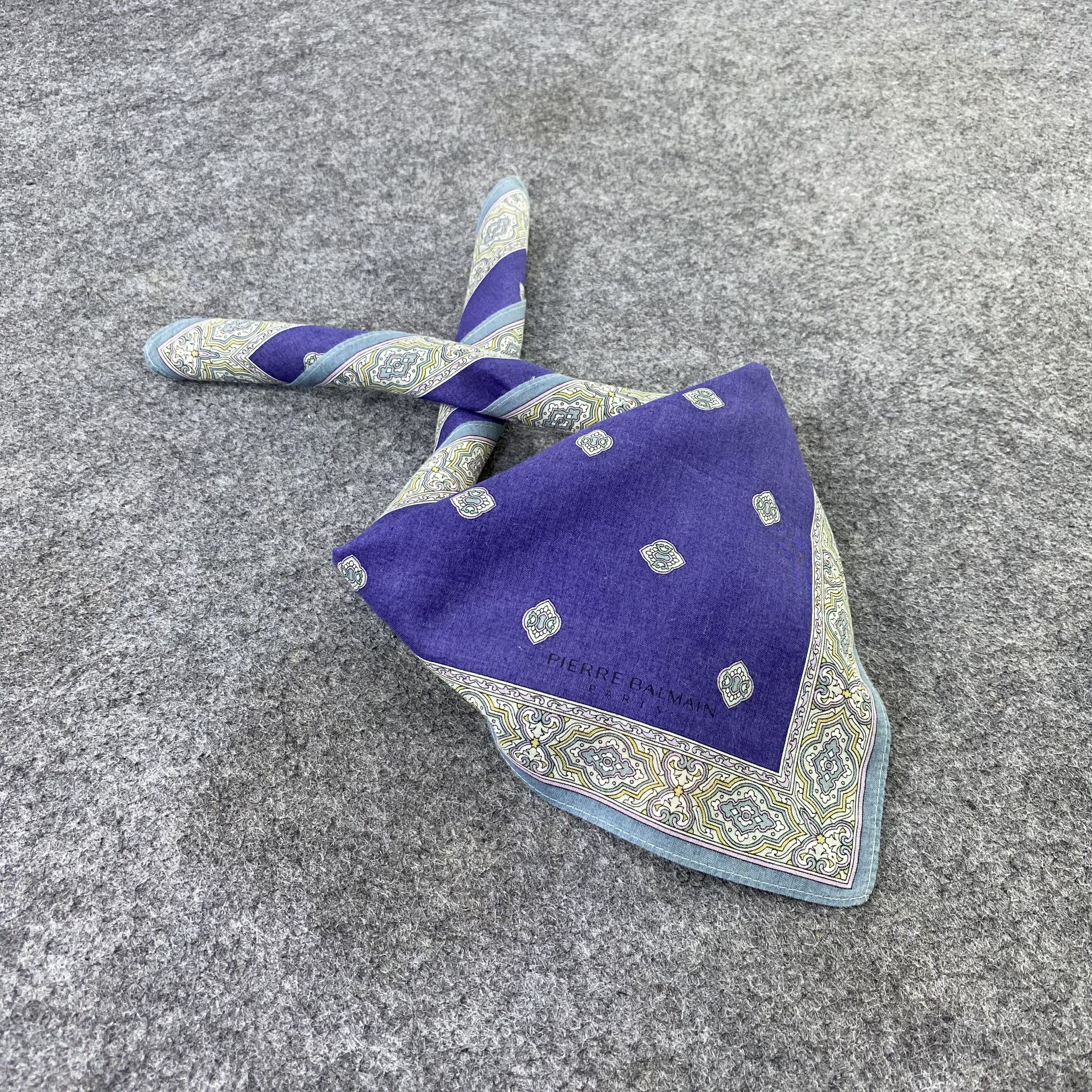 Pierre Balmain Pierre Balmain Handkerchief / Bandana / Neckerchief-B1085 Size ONE SIZE - 1 Thumbnail