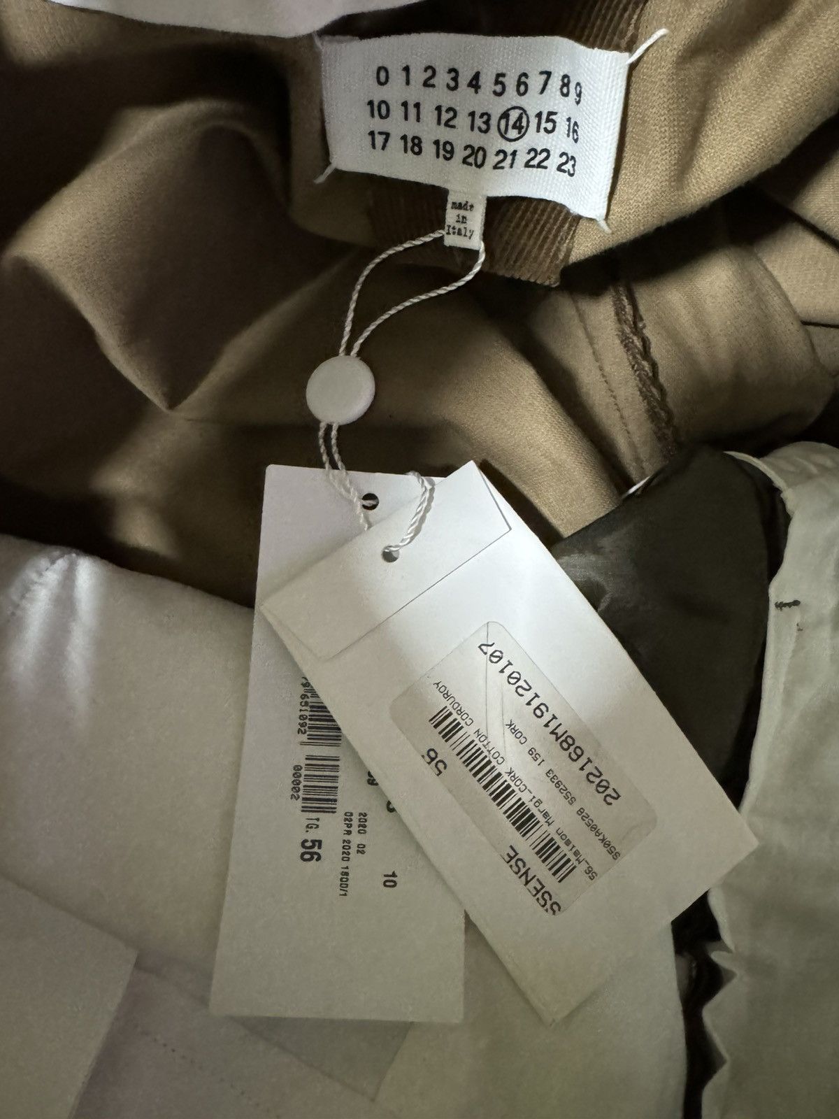 Maison Margiela Maison Margiela Brown Corduroy Men’s Pants Size 56 NWT!! Size US 44 / EU 60 - 4 Thumbnail