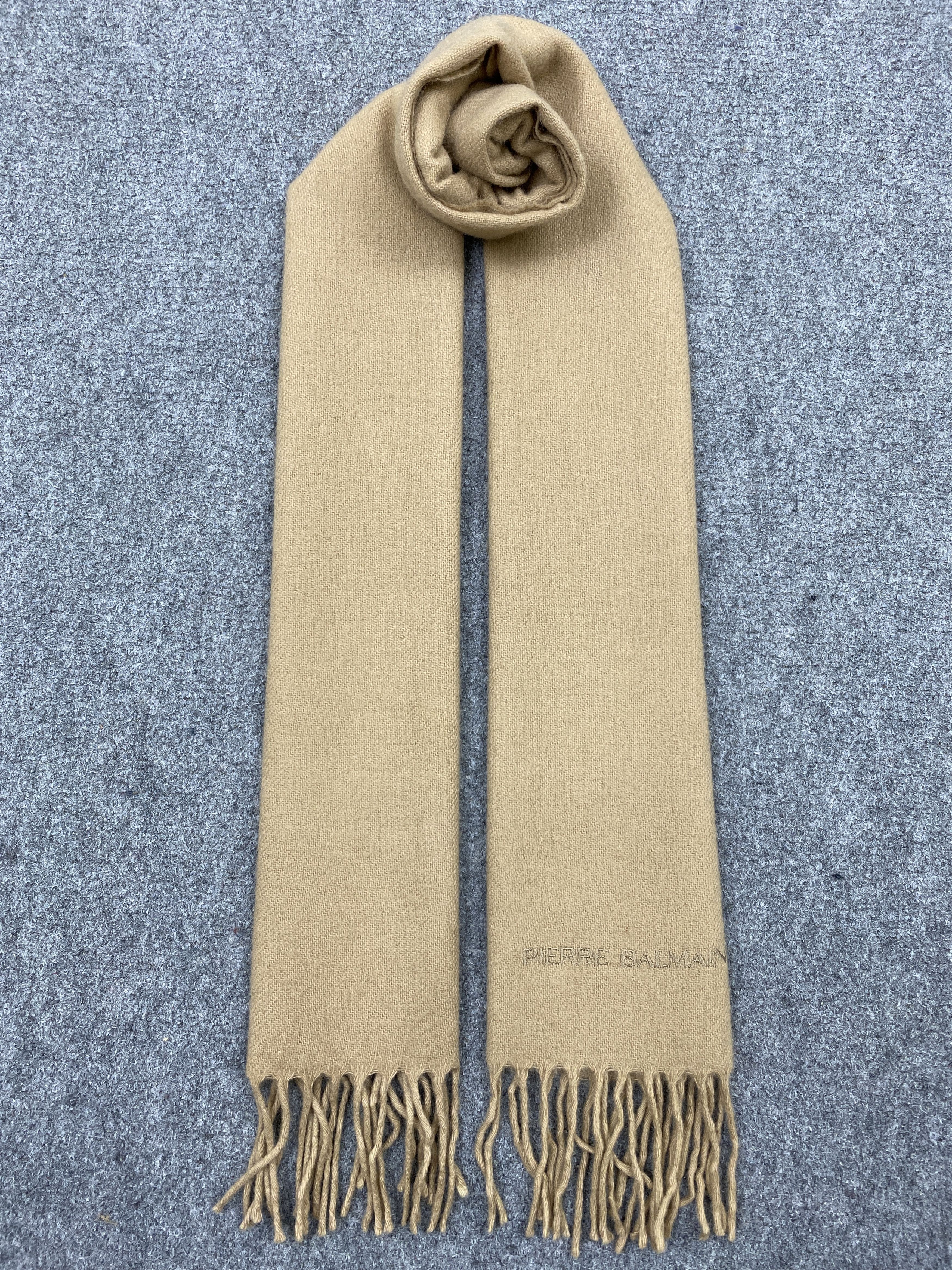 Pierre Balmain Balmain Scarf Muffler Cashmere Scarves Neckwear - SC0129 Size ONE SIZE - 2 Thumbnail