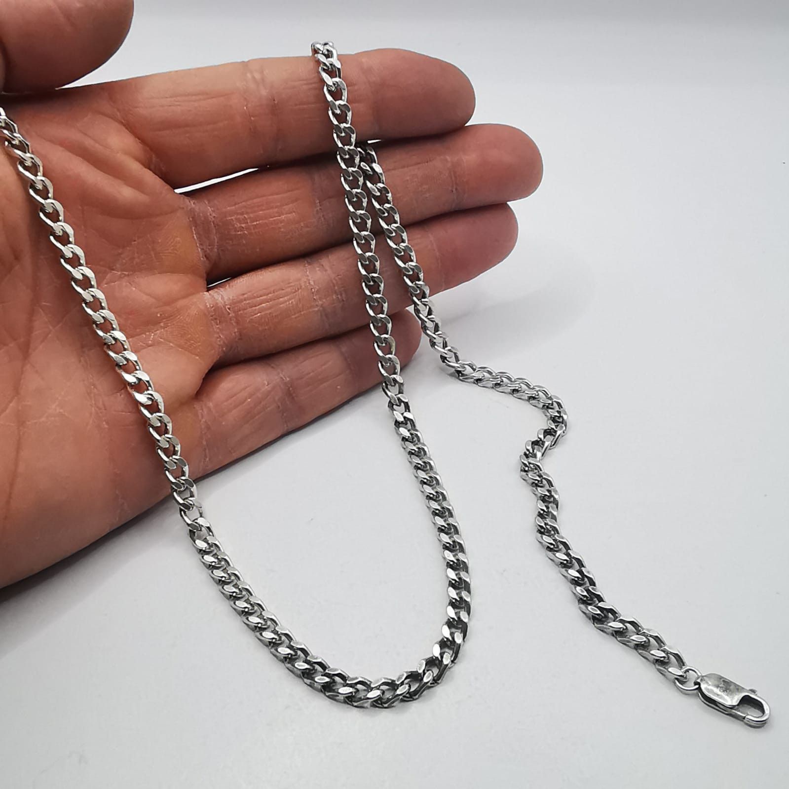 Vintage Vintage Jewelry Chain, 925 Sterling Silver, Signed 35.02g Size ONE SIZE - 5 Thumbnail