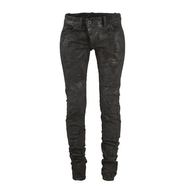 Boris Bidjan Saberi BLACK WAXED WP2 -F1405K SLIM FIT BBS JEANS Size 27" / US 4 / IT 40 - 14 Thumbnail