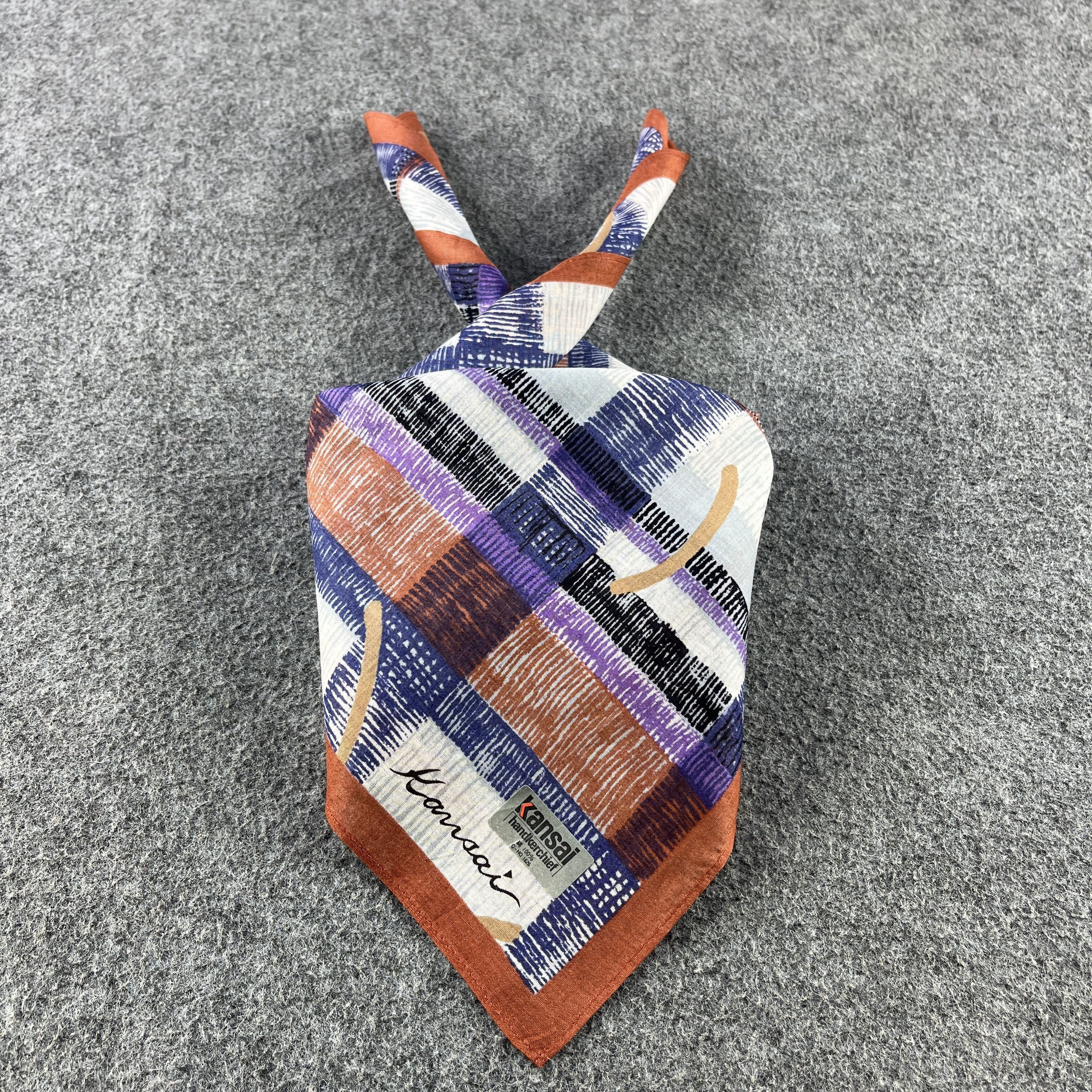 Japanese Brand Kansai Yamamoto Handkerchief / Bandana / Neckerchief B090 Size ONE SIZE - 1 Thumbnail