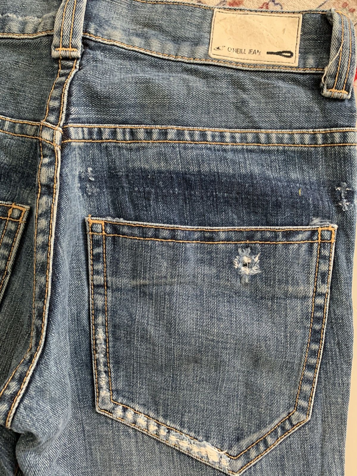 O'Neill Vintage O’Neill Denim Faded Spiral Flared Jeans Size US 30 / EU 46 - 3 Thumbnail