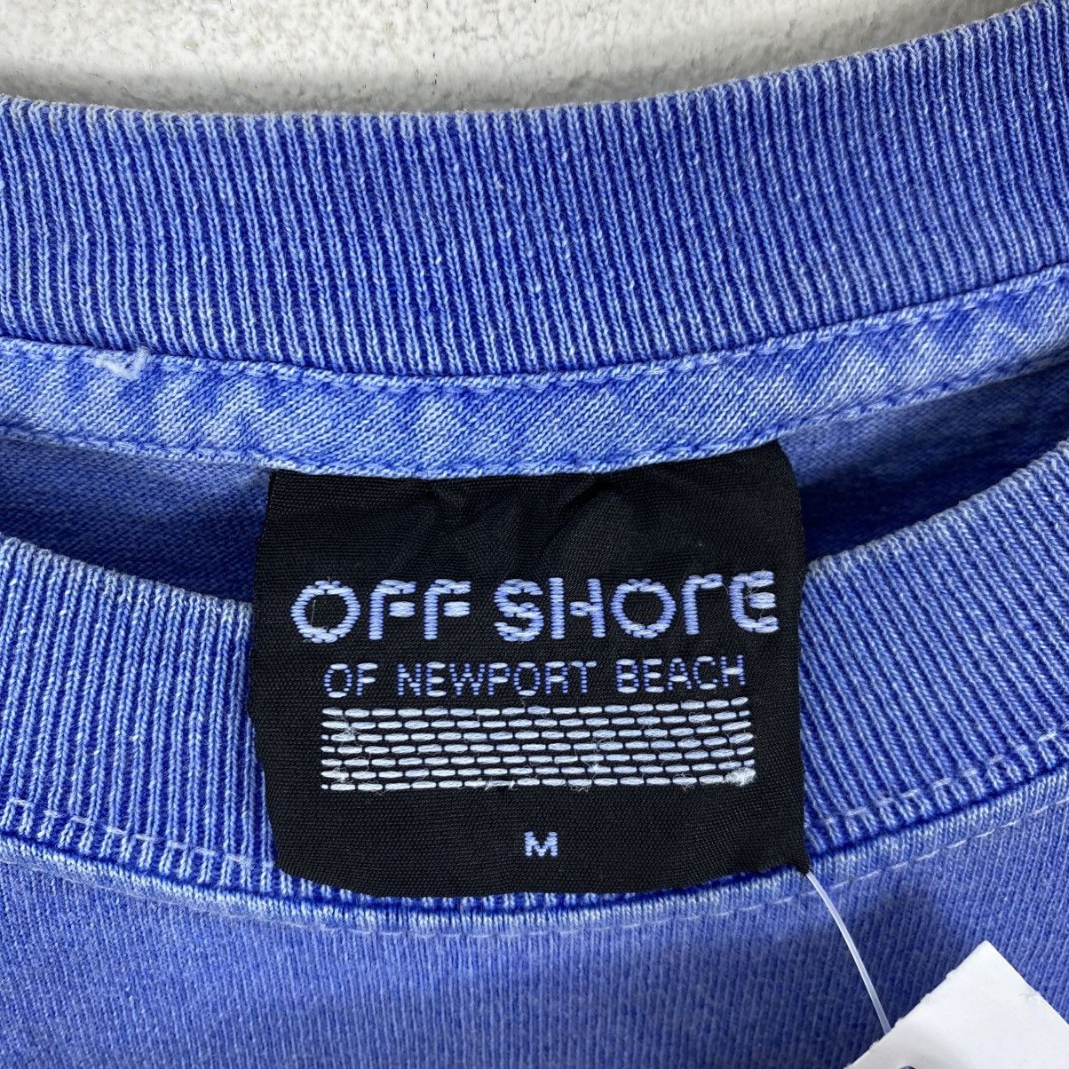 Vintage Vintage 90s Offshore Newport Beach Surf T-Shirt Blue Size M Size US M / EU 48-50 / 2 - 6 Thumbnail