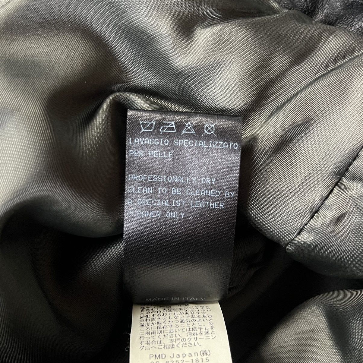 Neil Barrett Neil Barrett Padded Buffalo Leather Jacket XS Blac