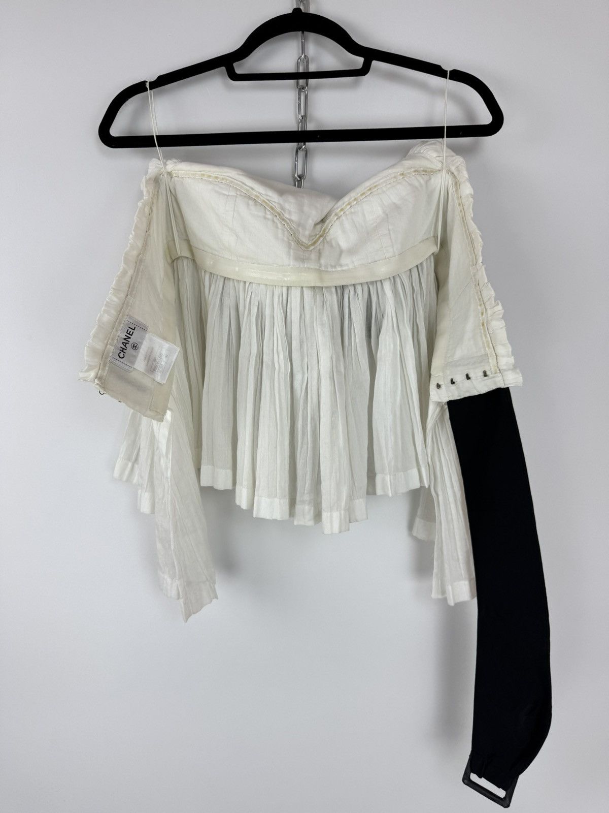 Chanel Chanel pleated top sleeve less corset Women’s size 40 Size M / US 6-8 / IT 42-44 - 3 Thumbnail