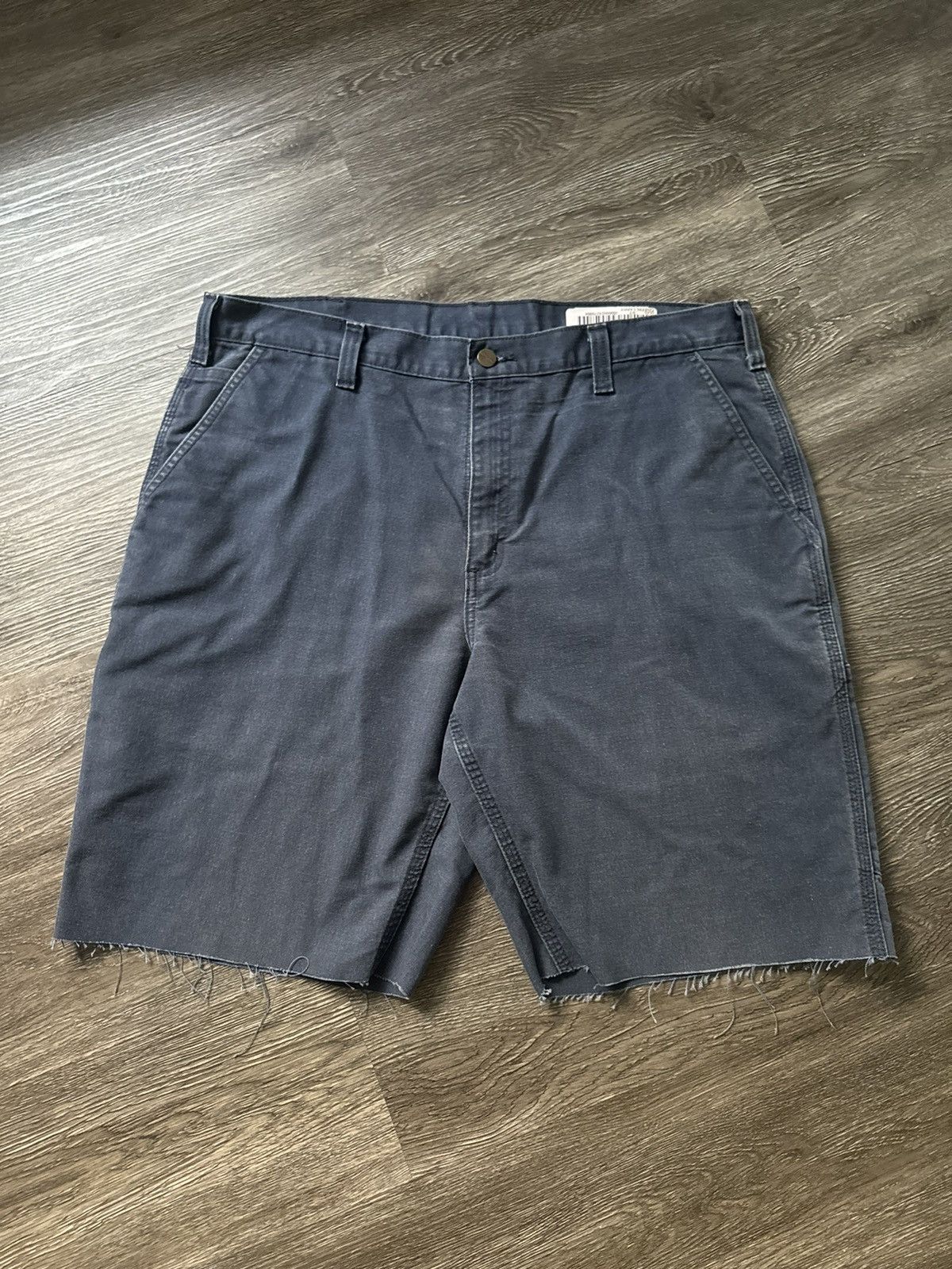 Carhartt Vintage Y2K Carhartt Navy Carpenter Shorts Size US 38 / EU 54 - 4 Thumbnail