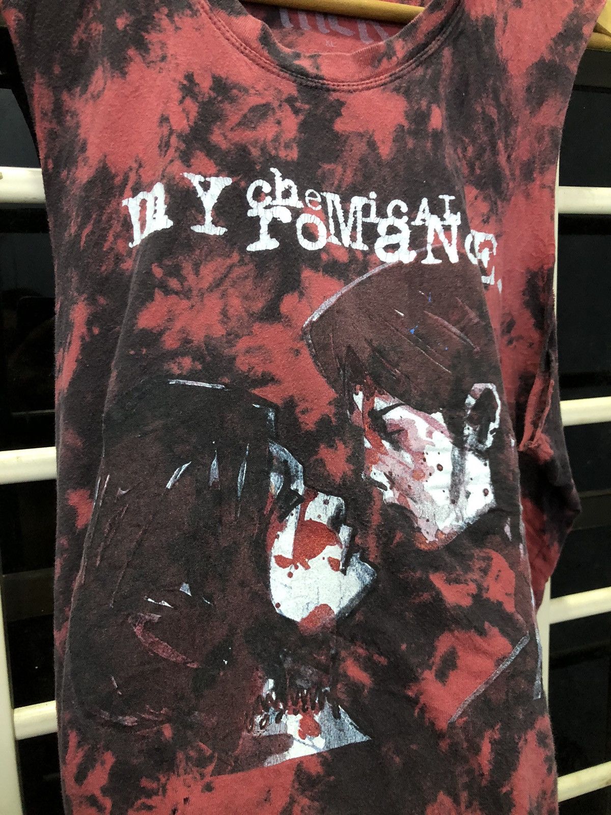 My Chemical Romance Bleach Tie Dye My Chemical Romance Punk Sleeveless Top Size US M / EU 48-50 / 2 - 4 Thumbnail