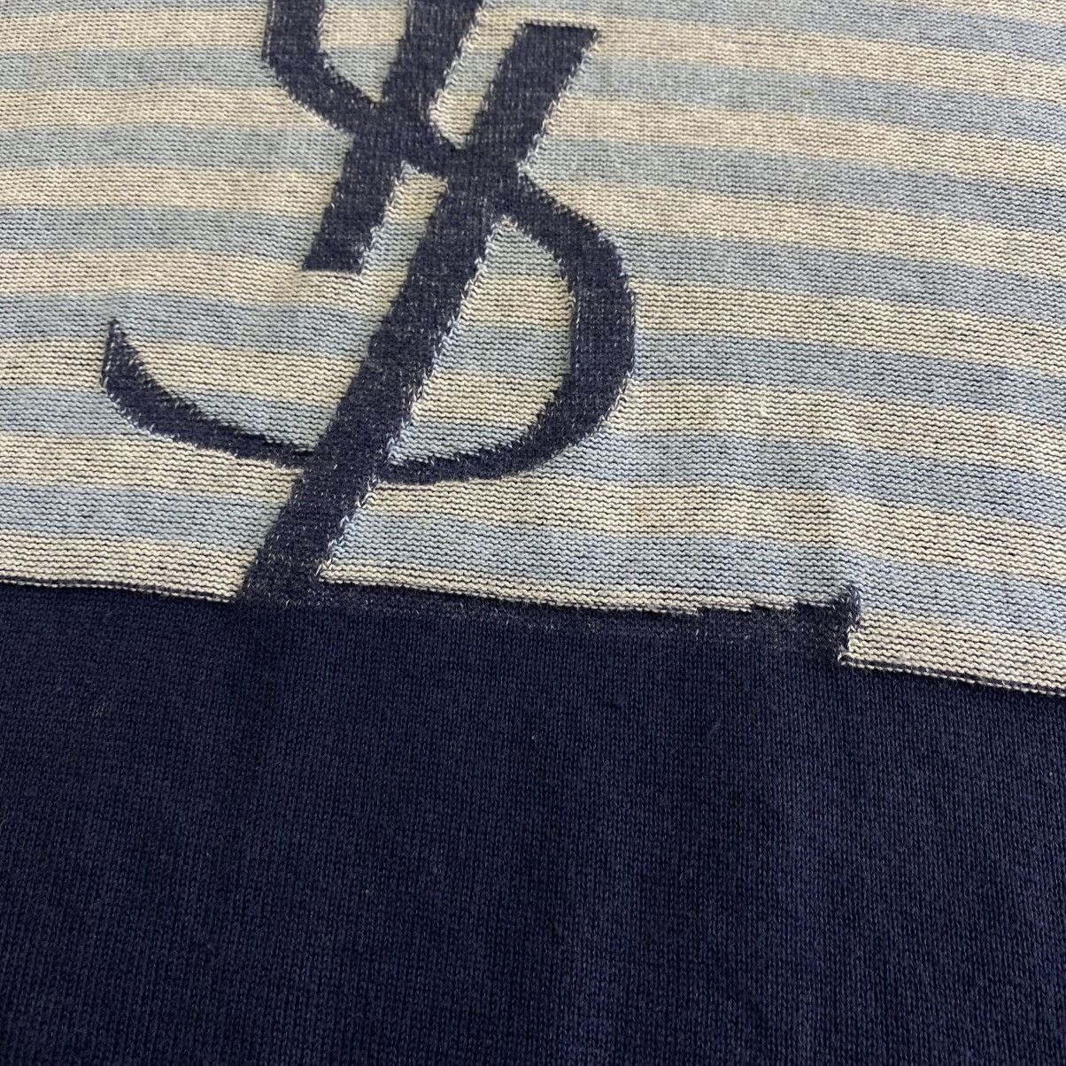Yves Saint Laurent YSL Yves Saint Lauren big logo vintage sweater Size US XL / EU 56 / 4 - 5 Thumbnail