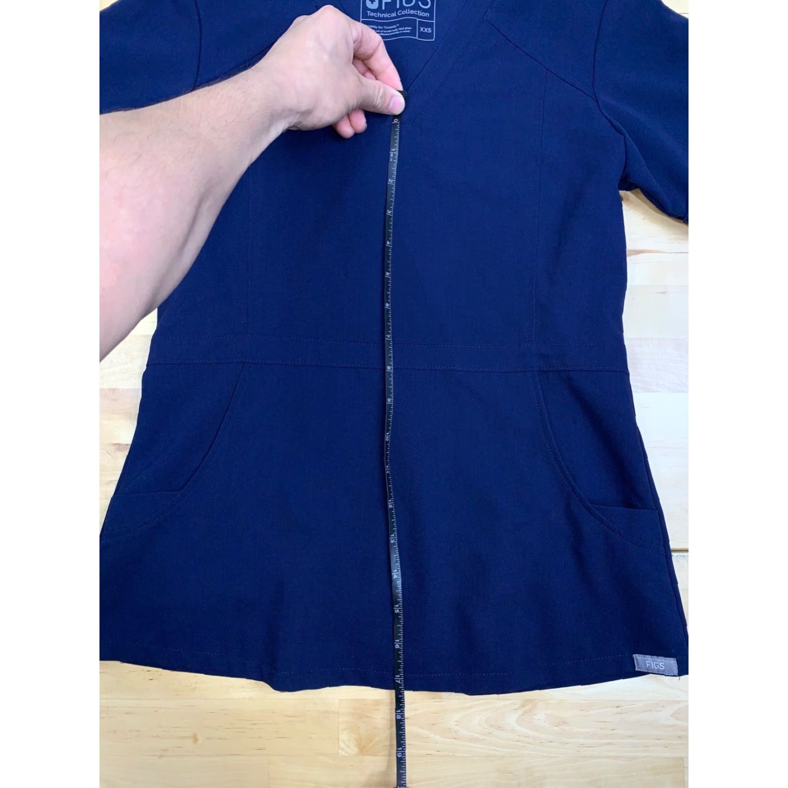 Vintage FIGS Flores Scrub Top Womens 2XS Blue Medical Hospital Scrub Top Womens 2XS Blue FIGS Size XXS / US 00 / IT 34 - 3 Thumbnail