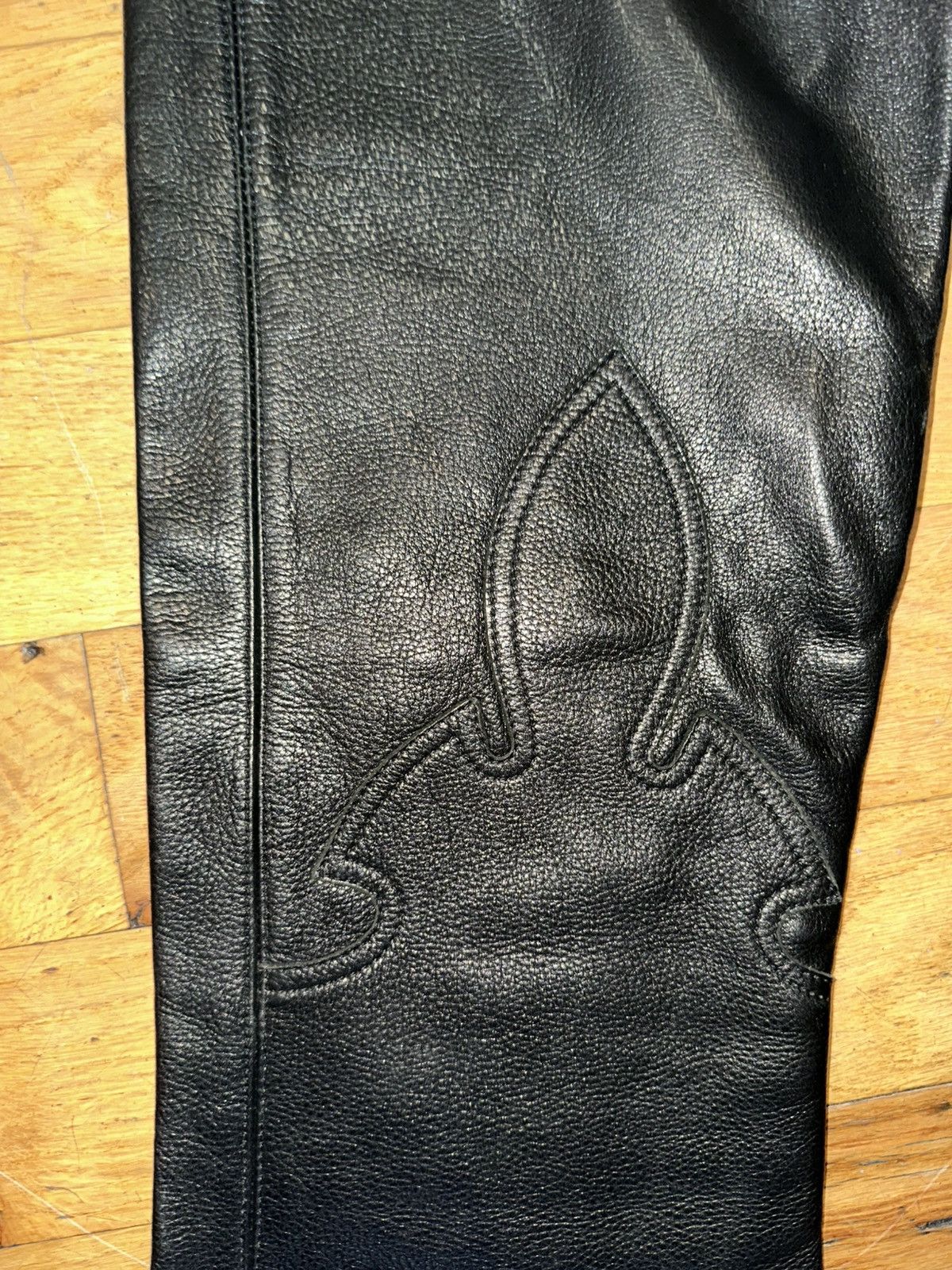 Chrome Hearts Chrome Hearts Leather Pants Size US 31 - 3 Thumbnail