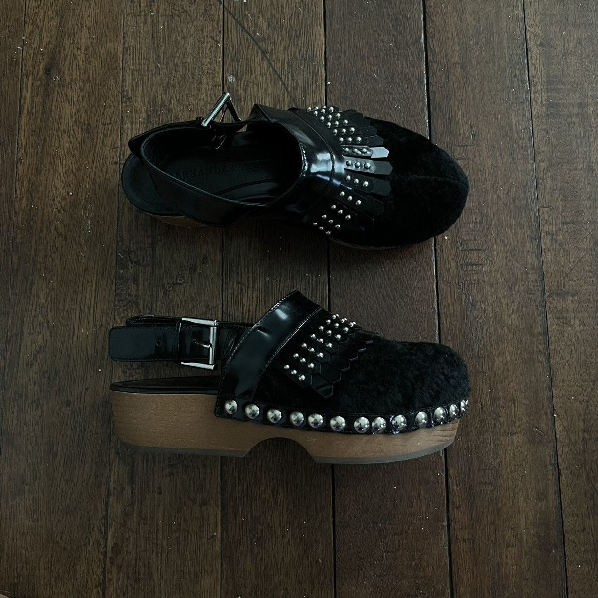Alexander McQueen Alexander Mcqueen Flatform Clogs Size US 7 / IT 37 - 1 Thumbnail