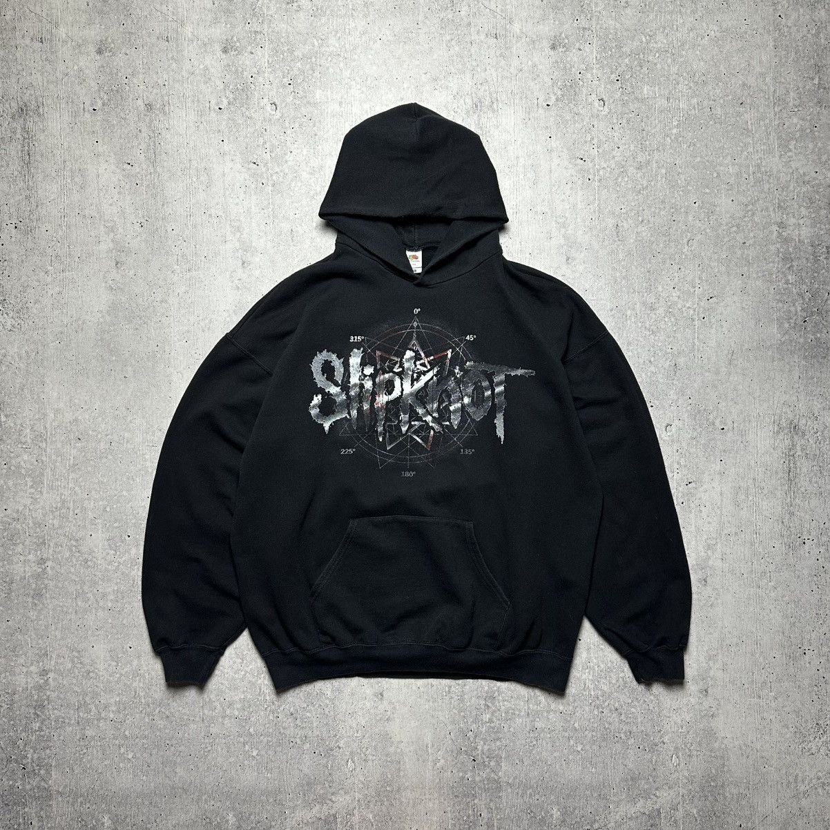 Slipknot × Vintage Slipknot Big Print Vintage Des Mointes Pentagram Hoodie Size US XL / EU 56 / 4 - 2 Thumbnail