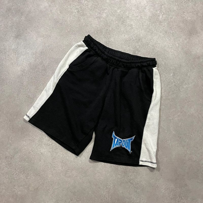JNCO Vintage Tapout Shorts Rap Hip Hop Affliction Y2K Style Baggy Size US 34 / EU 50 - 2 Thumbnail