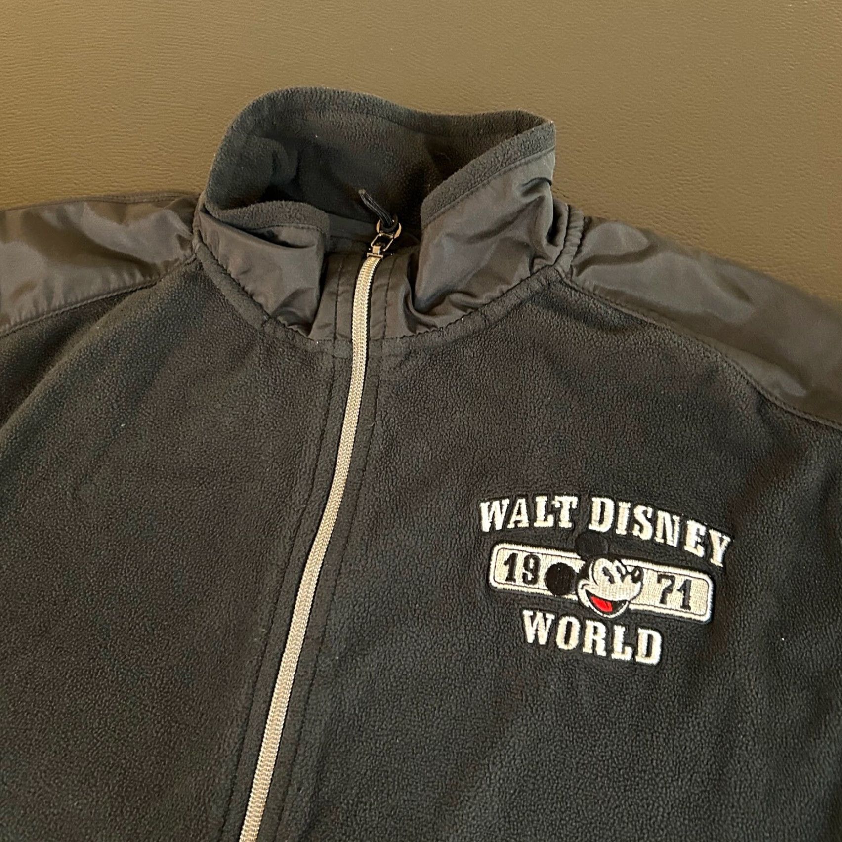 Disney Disney Parks Authentic Fleece Jacket Full Zip Mickey Mouse Black Mens S Size US S / EU 44-46 / 1 - 2 Thumbnail