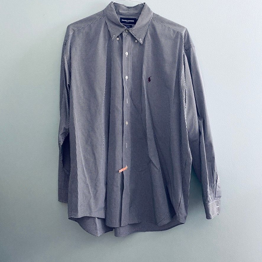 Ralph Lauren Ralph Lauren black gingham Tilden button down Size US XL / EU 56 / 4 - 2 Thumbnail