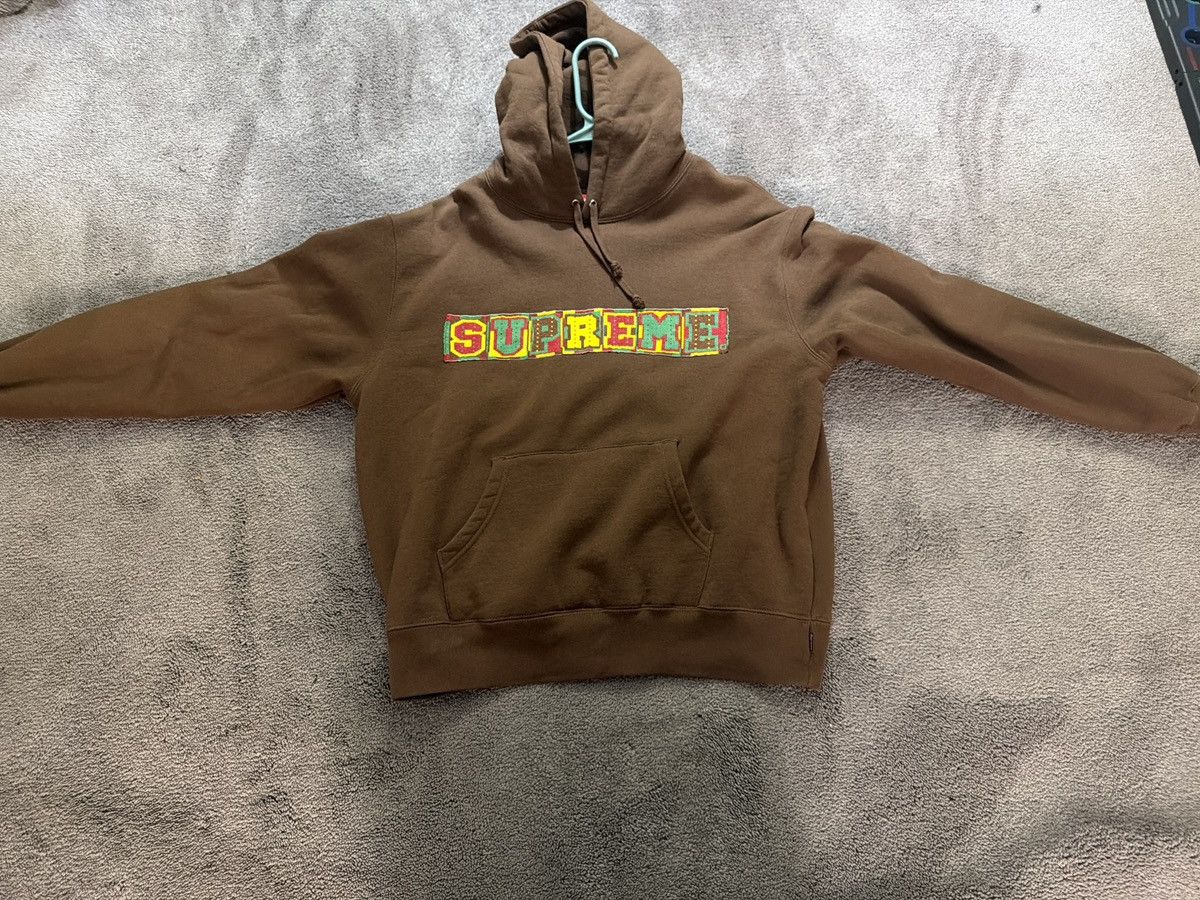 Supreme Brown Supreme Hoodie Size US S / EU 44-46 / 1 - 1 Thumbnail