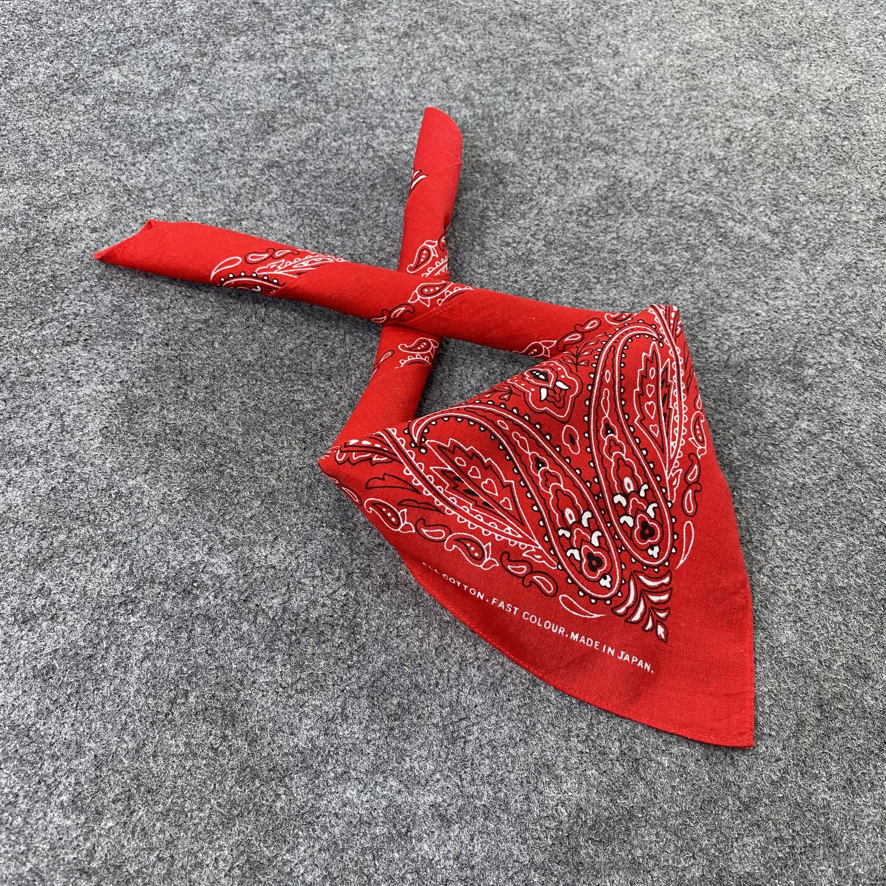 Japanese Brand Paislee Handkerchief / Bandana / Neckerchief-B1427 Size ONE SIZE - 3 Thumbnail