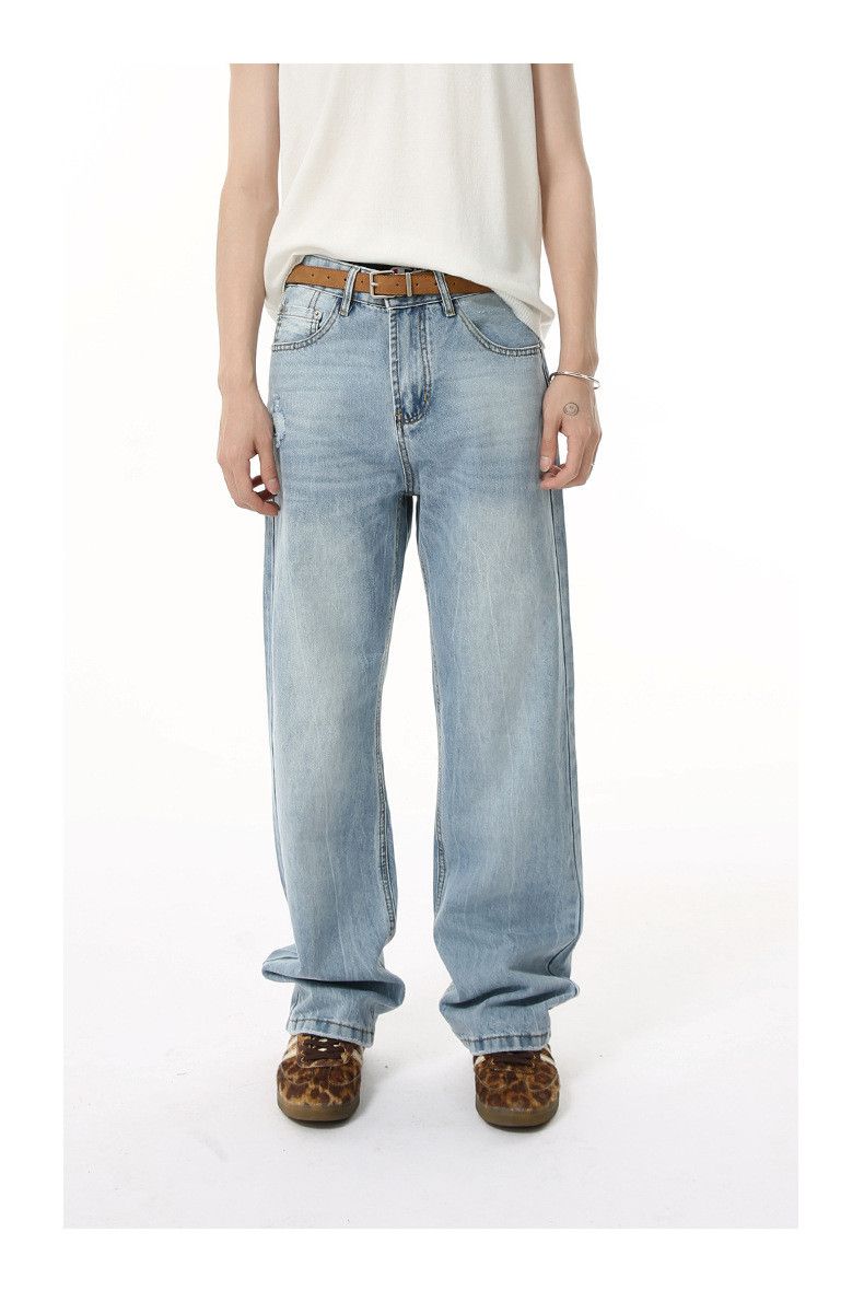 Japanese Brand Men's Japanese Retro Cleanfit Casual Straight Leg Jeans Size US 32 / EU 48 - 1 Thumbnail
