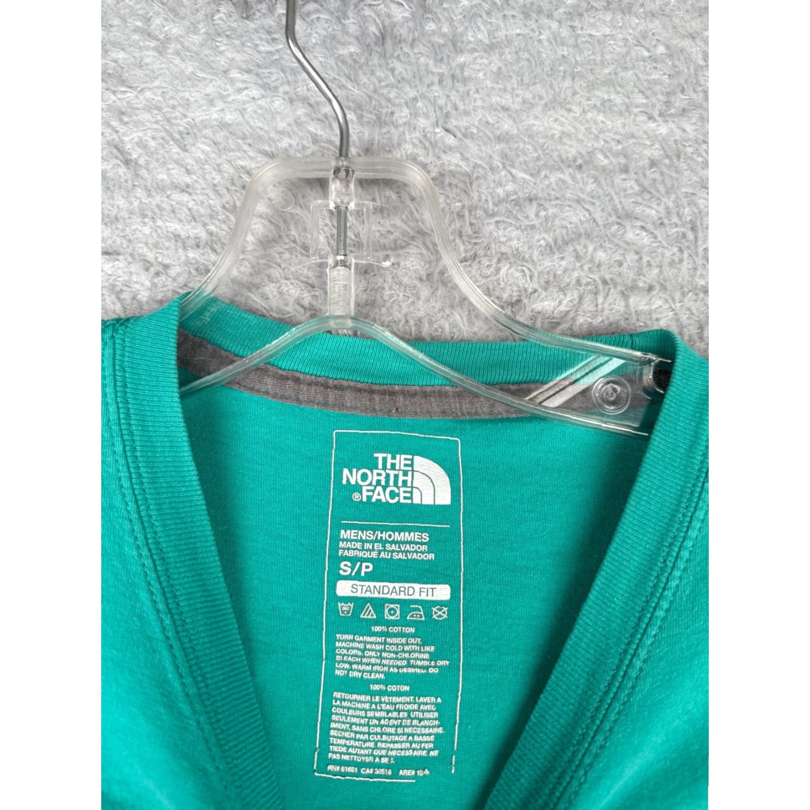 The North Face VINTAGE The North Face Shirt Men Small Petite Teal Short Sleeve Crew Neck Cotton READ Size US S / EU 44-46 / 1 - 7 Thumbnail