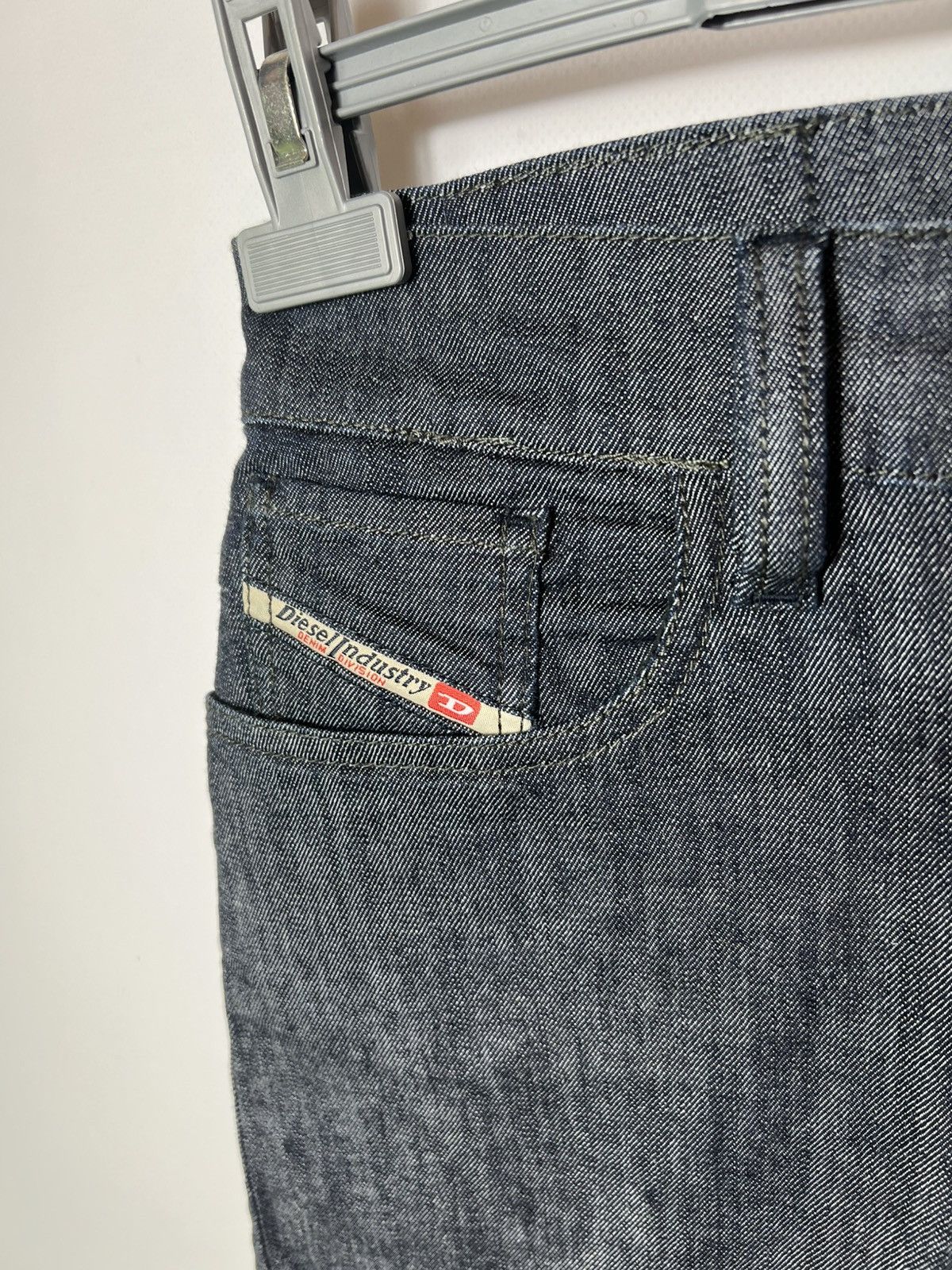 Diesel Vintage Y2K Diesel Industry Crazy Midi Denim Jeans Skirt Size 25" / US 0 / IT 36 - 4 Thumbnail