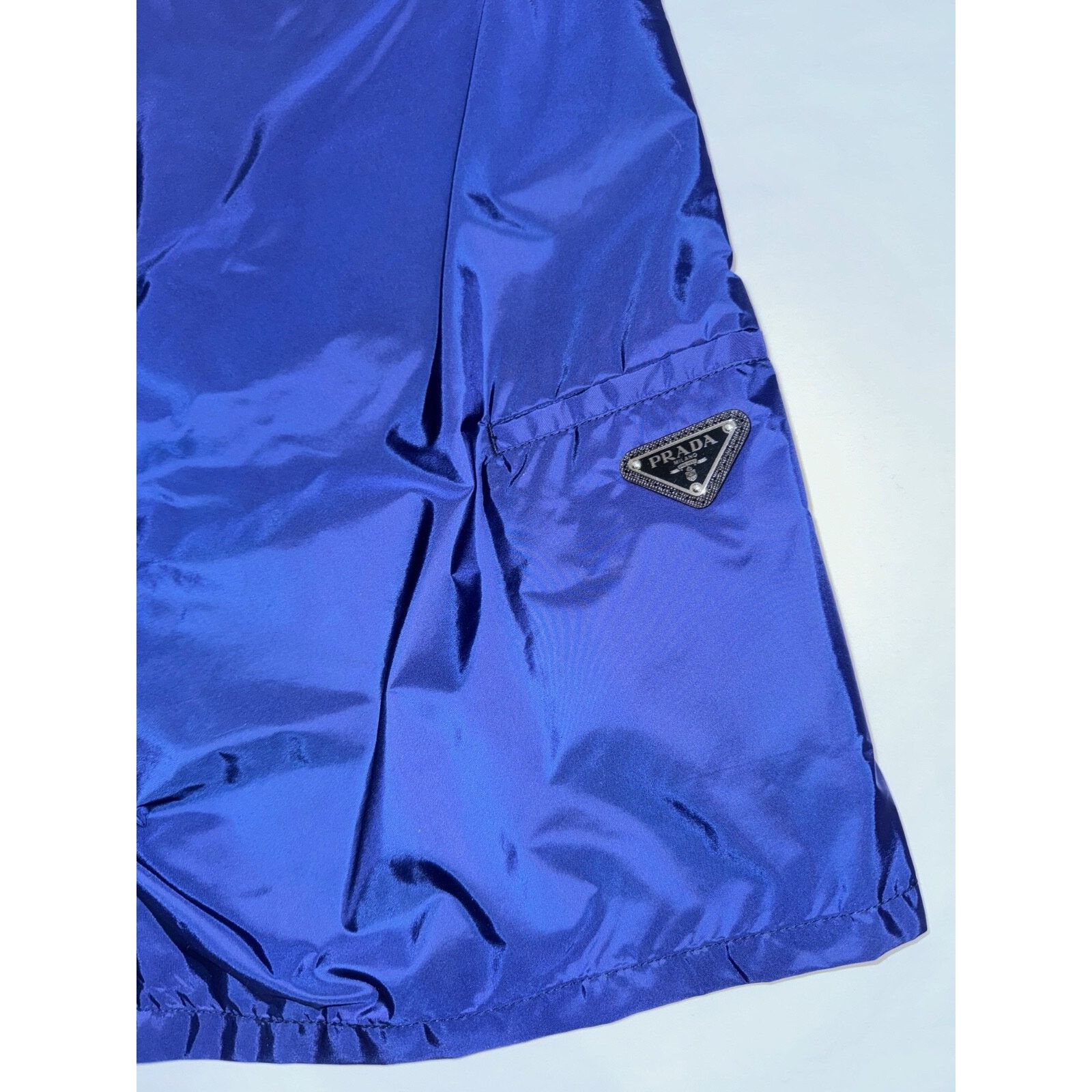 Prada Prada Re-Nylon Blue Nylon Triangle Pocket Classic Bermuda Size US 32 / EU 48 - 6 Thumbnail