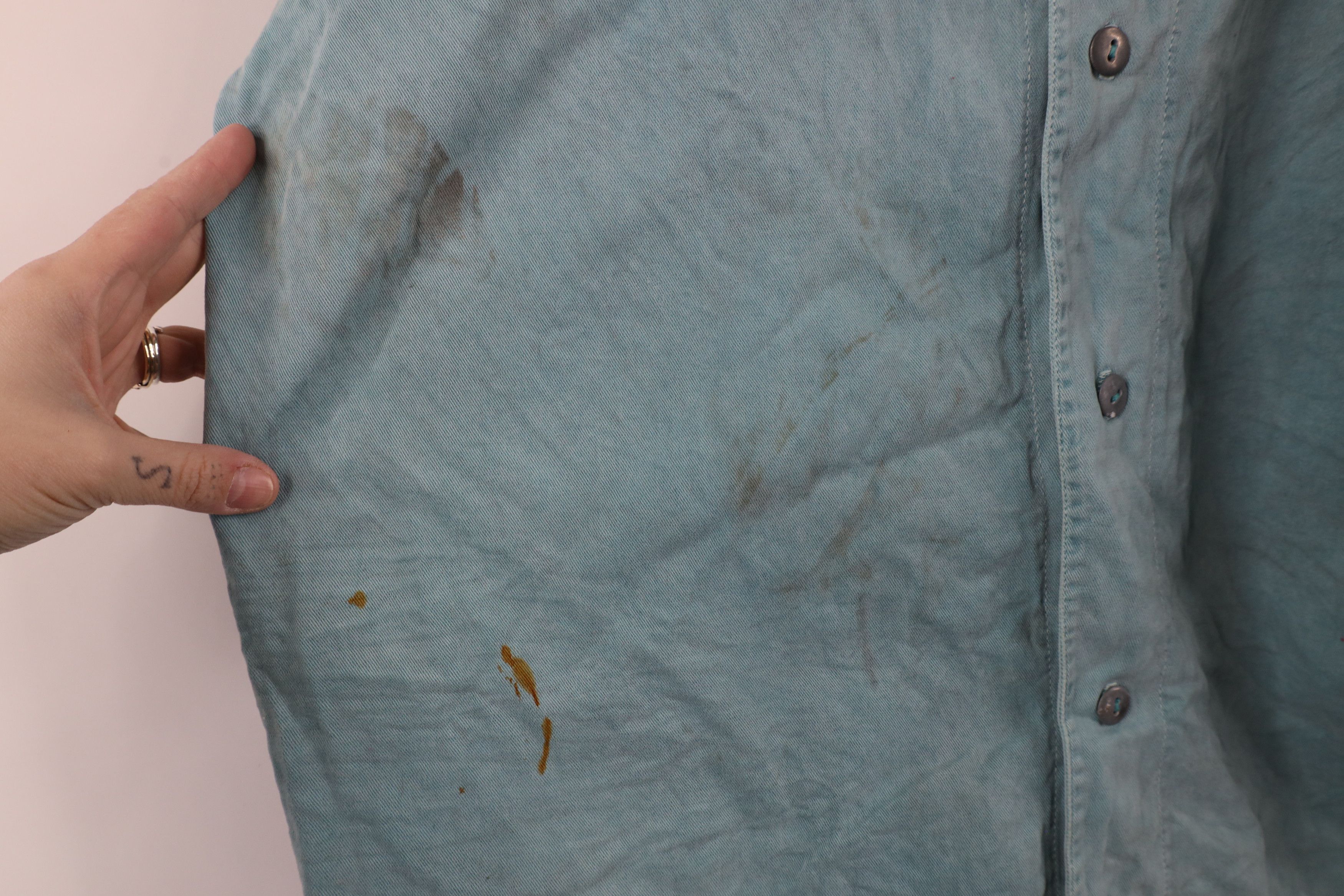 Vintage Vintage 50s 60s Streetwear Blank Rayon Baseball Jersey Teal Size US XL / EU 56 / 4 - 7 Thumbnail
