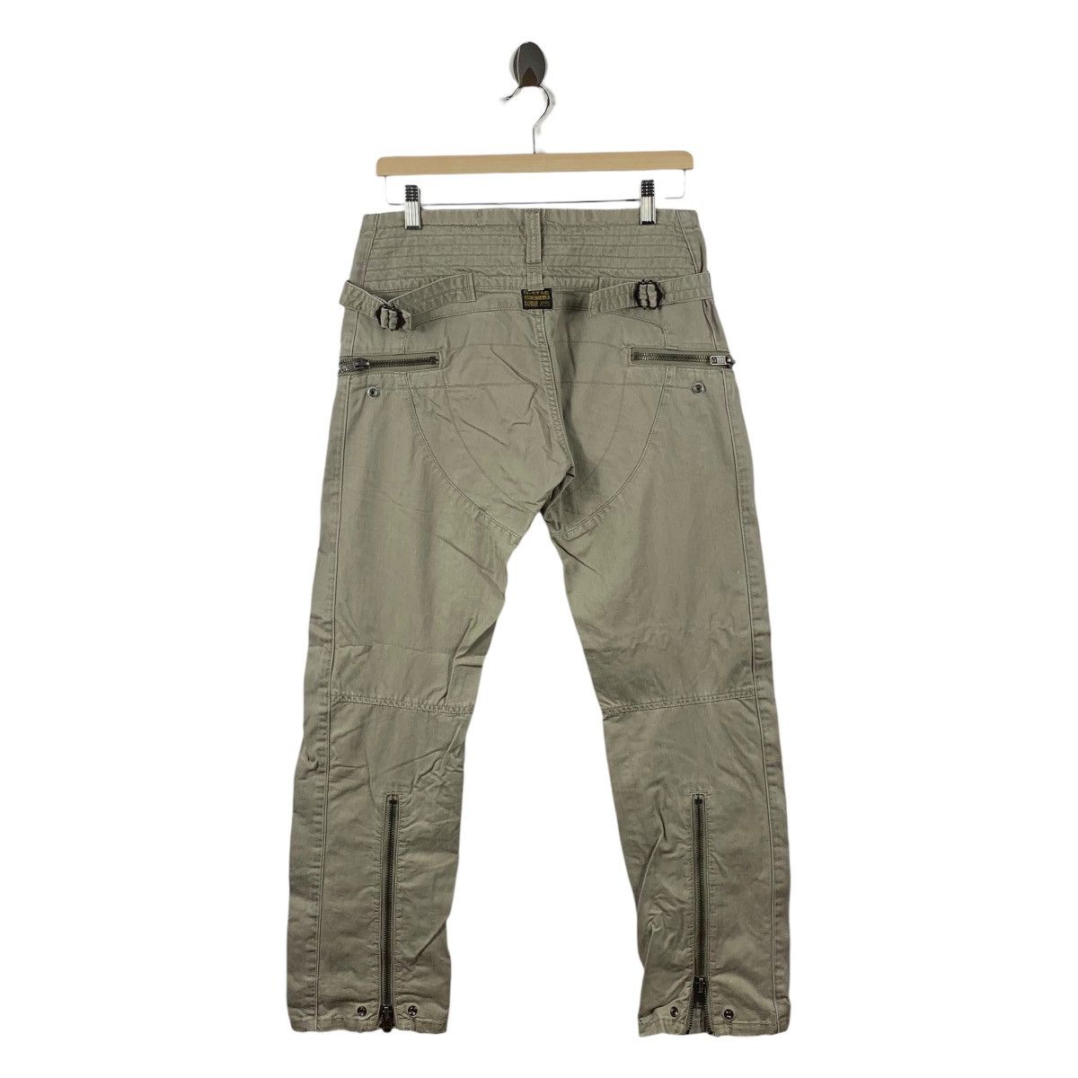 G-Star G-STAR Raw zipped khaki jeans pants Size US 31 - 4 Thumbnail