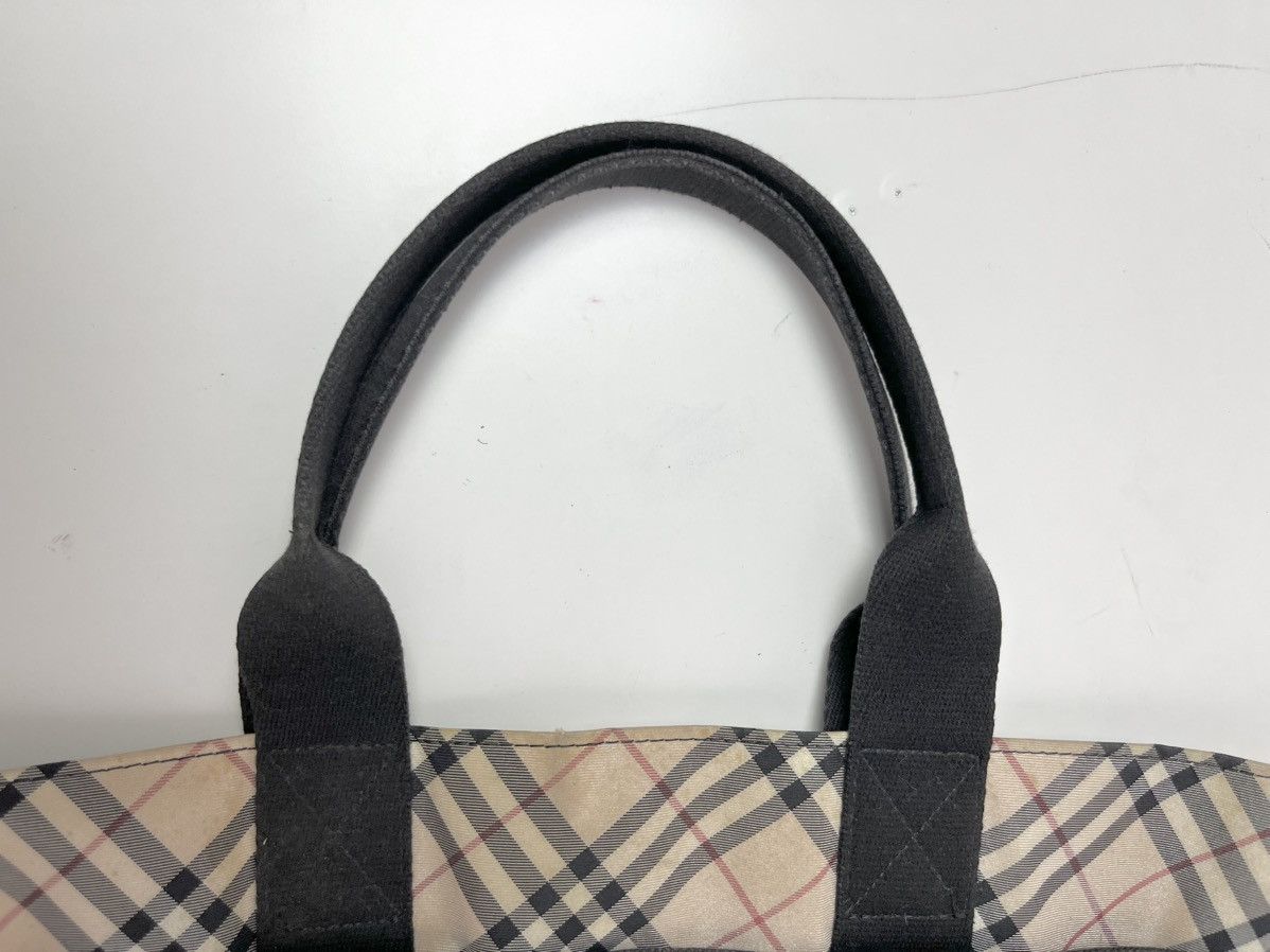 Burberry Burberry London Blue Label Nova Check Camvas Tote Bag Size ONE SIZE - 11 Thumbnail