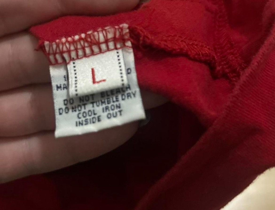 Evisu Authentic Vintage Red Evisu Jersey with Denim Letters Size US L / EU 52-54 / 3 - 5 Thumbnail