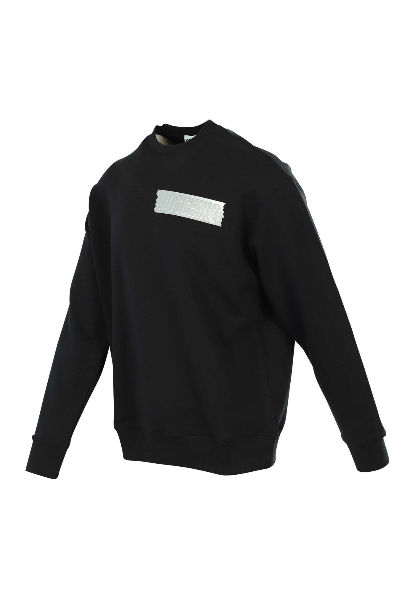 Moschino o1y0225 Logo Crewneck Sweatshirt in Black Size US M / EU 48-50 / 2 - 2 Thumbnail